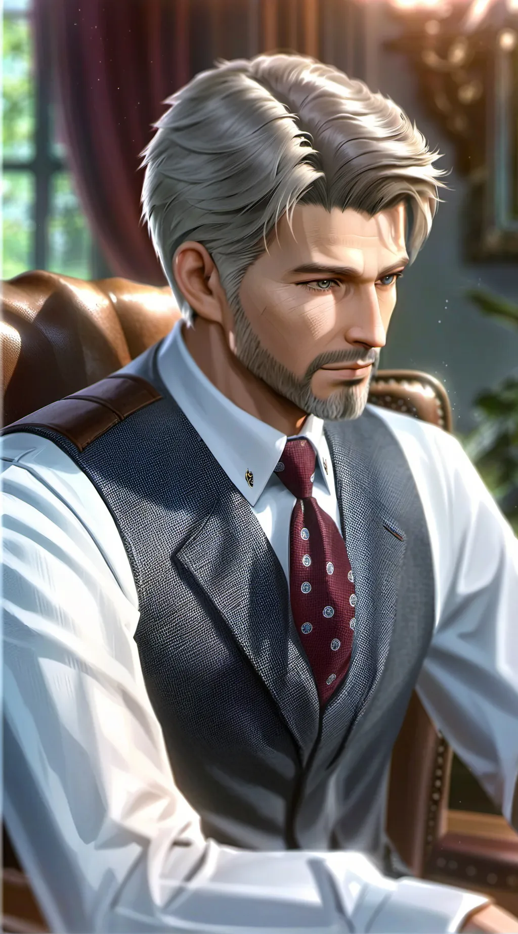 ai character: train learner background