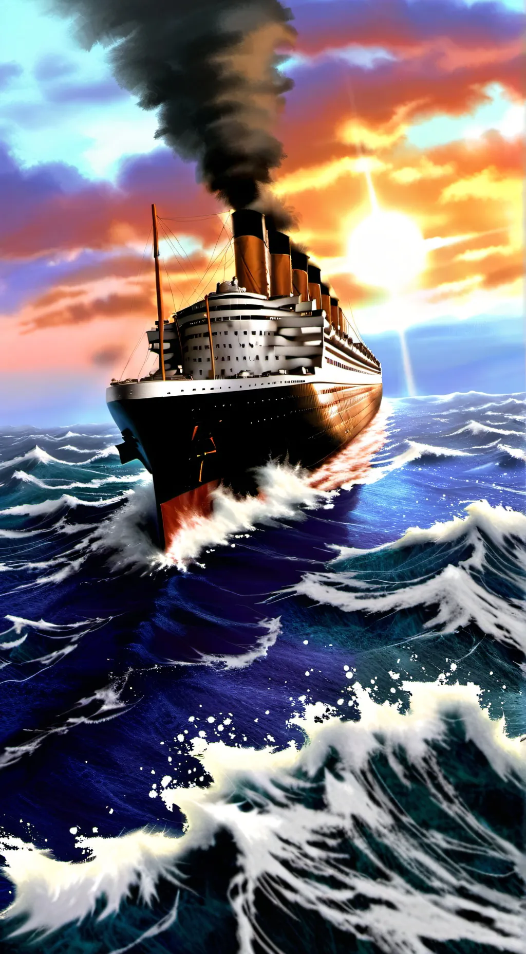 ai character: Titanic Remake background