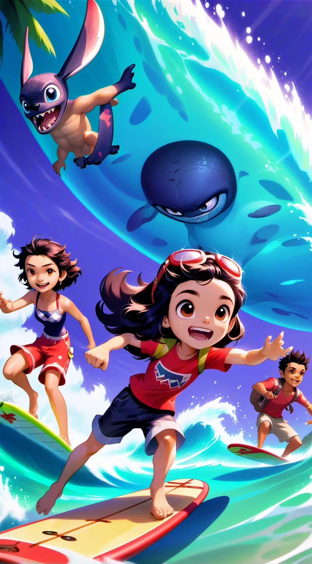 ai character: Lilo and stitch rp background