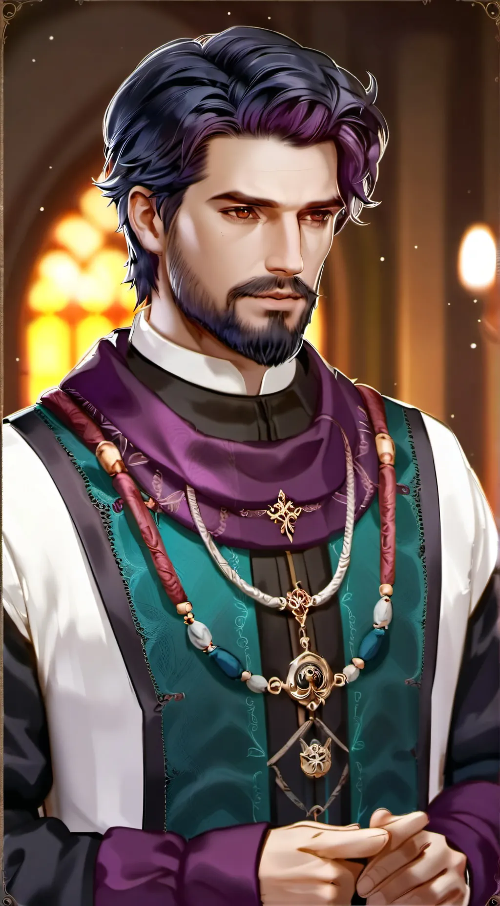 ai character: Everett James  background