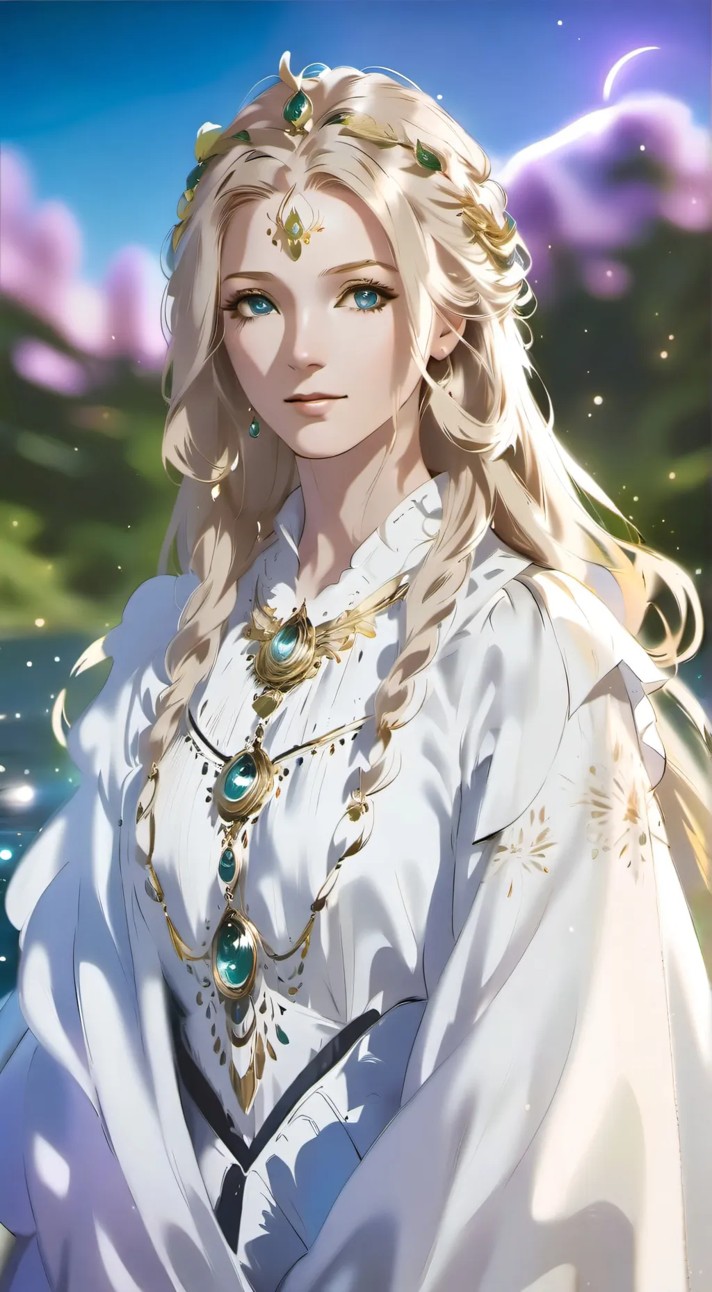 ai character: Luna background