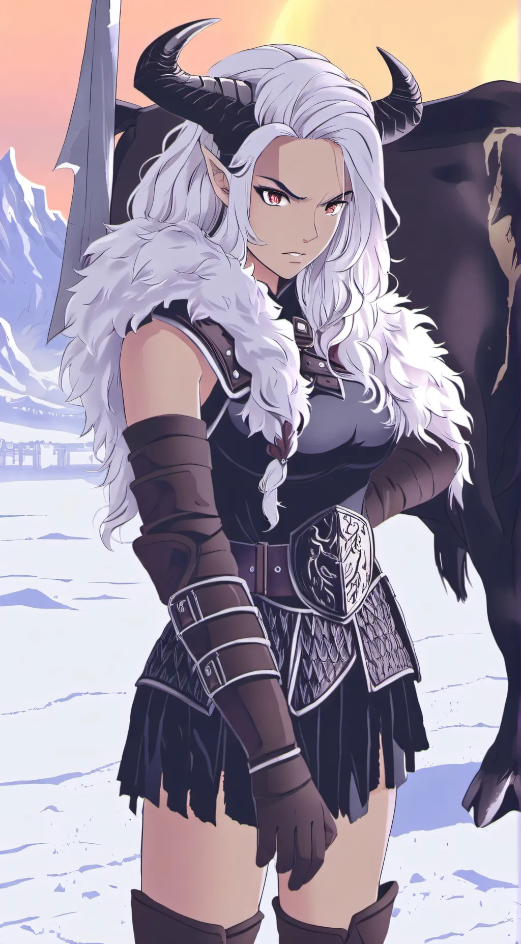 ai character: Forleza wit background