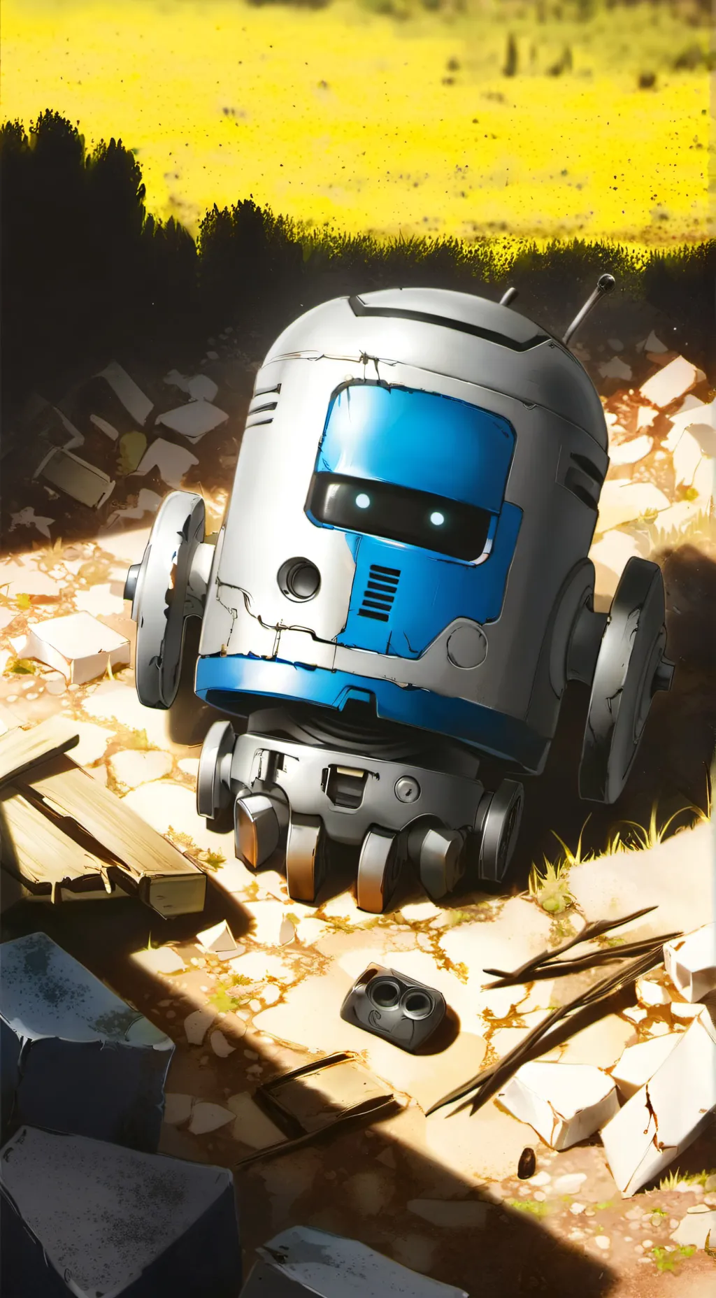 ai character: robô 3v Yuri background