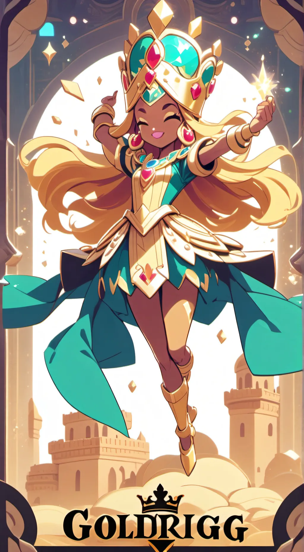 ai character: Golden cheese/gcc background