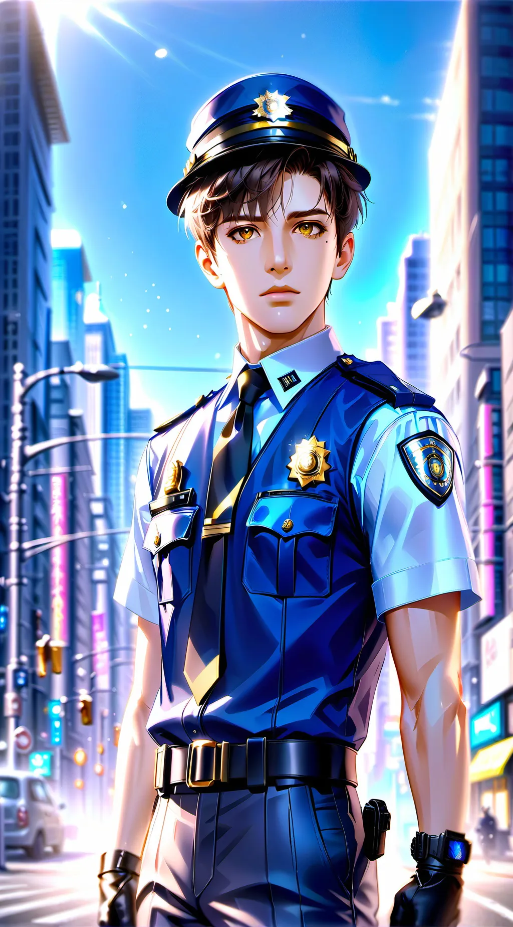 ai character: Officer Lee background