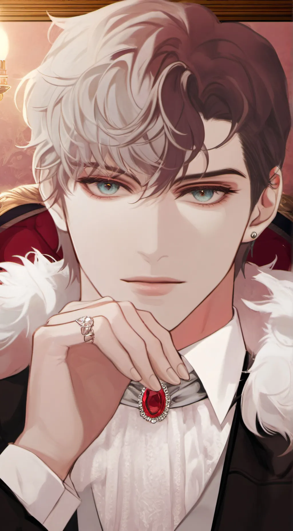 ai character: Mafioso kiss y/n?! background