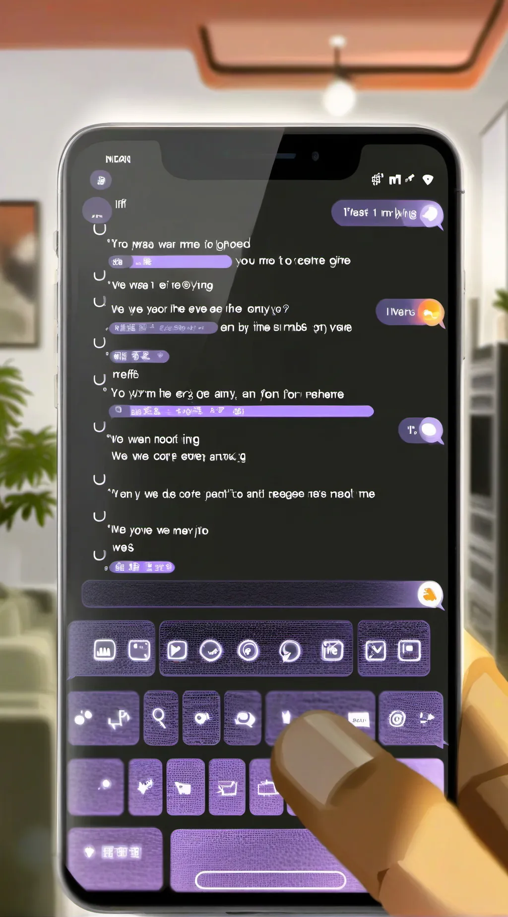 ai character: from  background