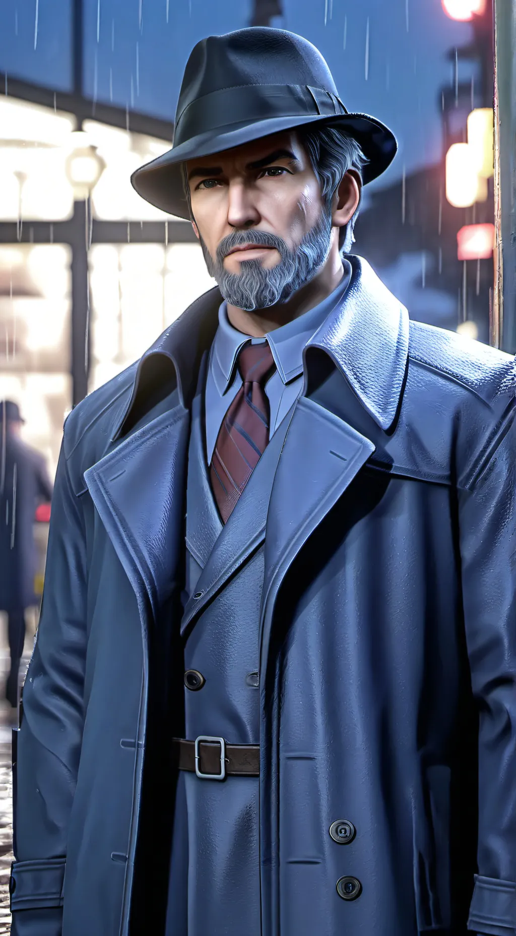 ai character: detective background