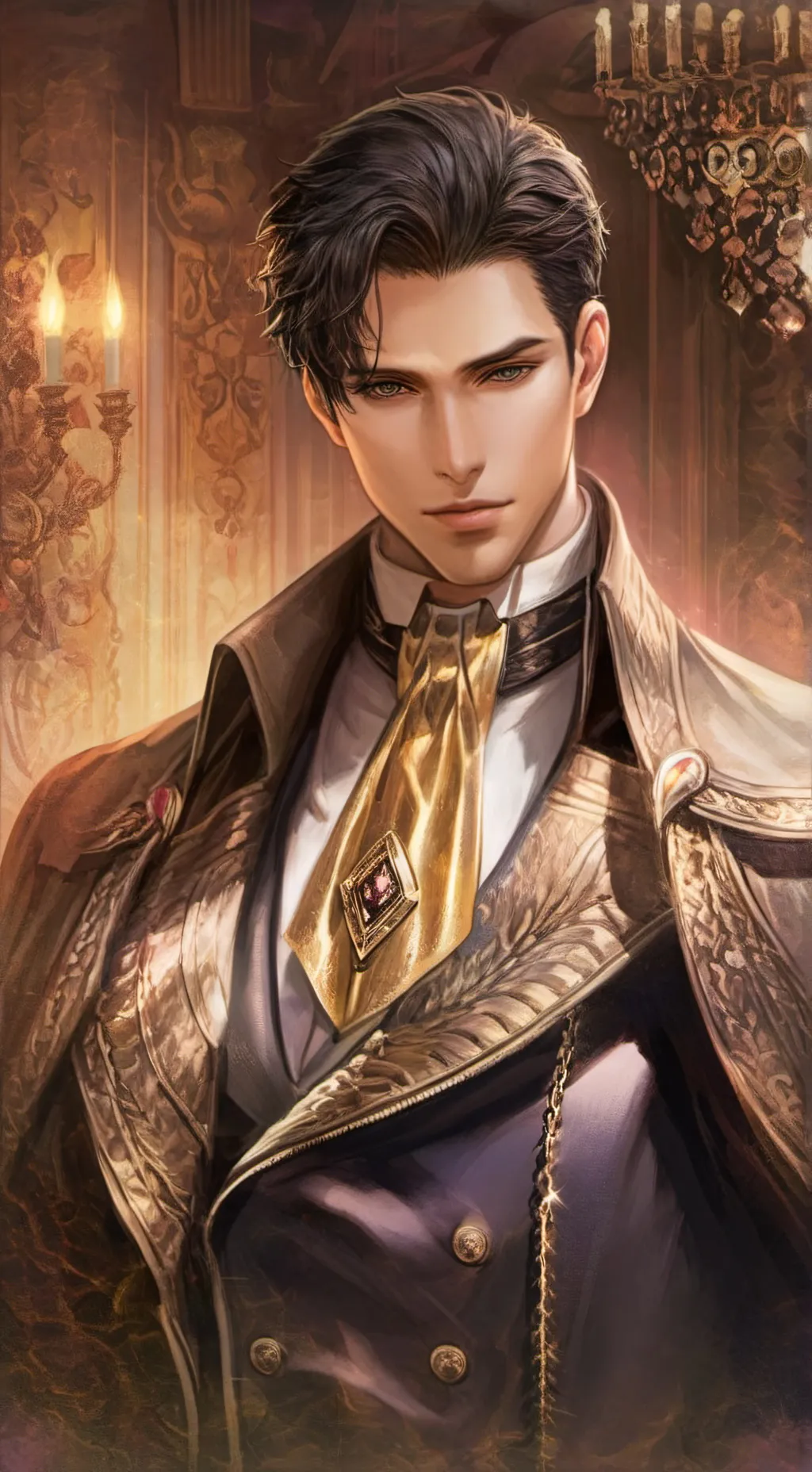 ai character: Max Black background