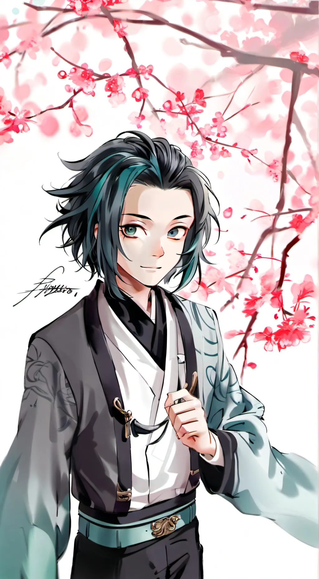 ai character: muichiro  background