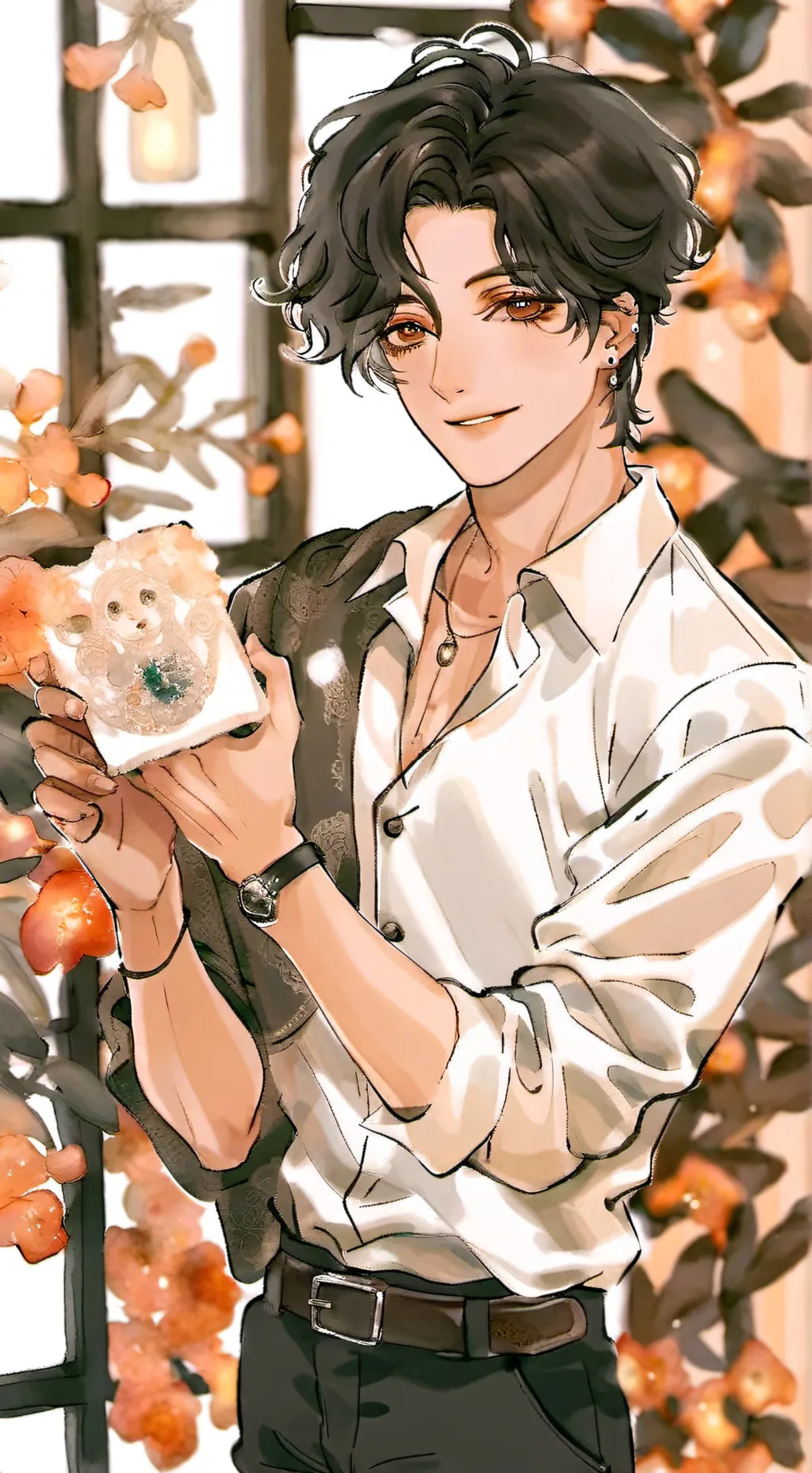 ai character: taeson💞 background