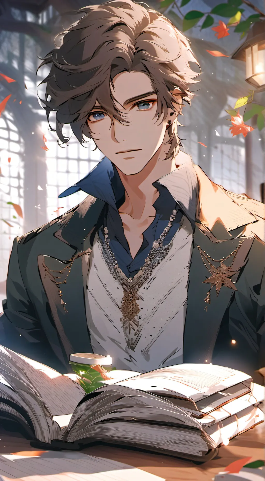 ai character: 3rd grade class🫠 background