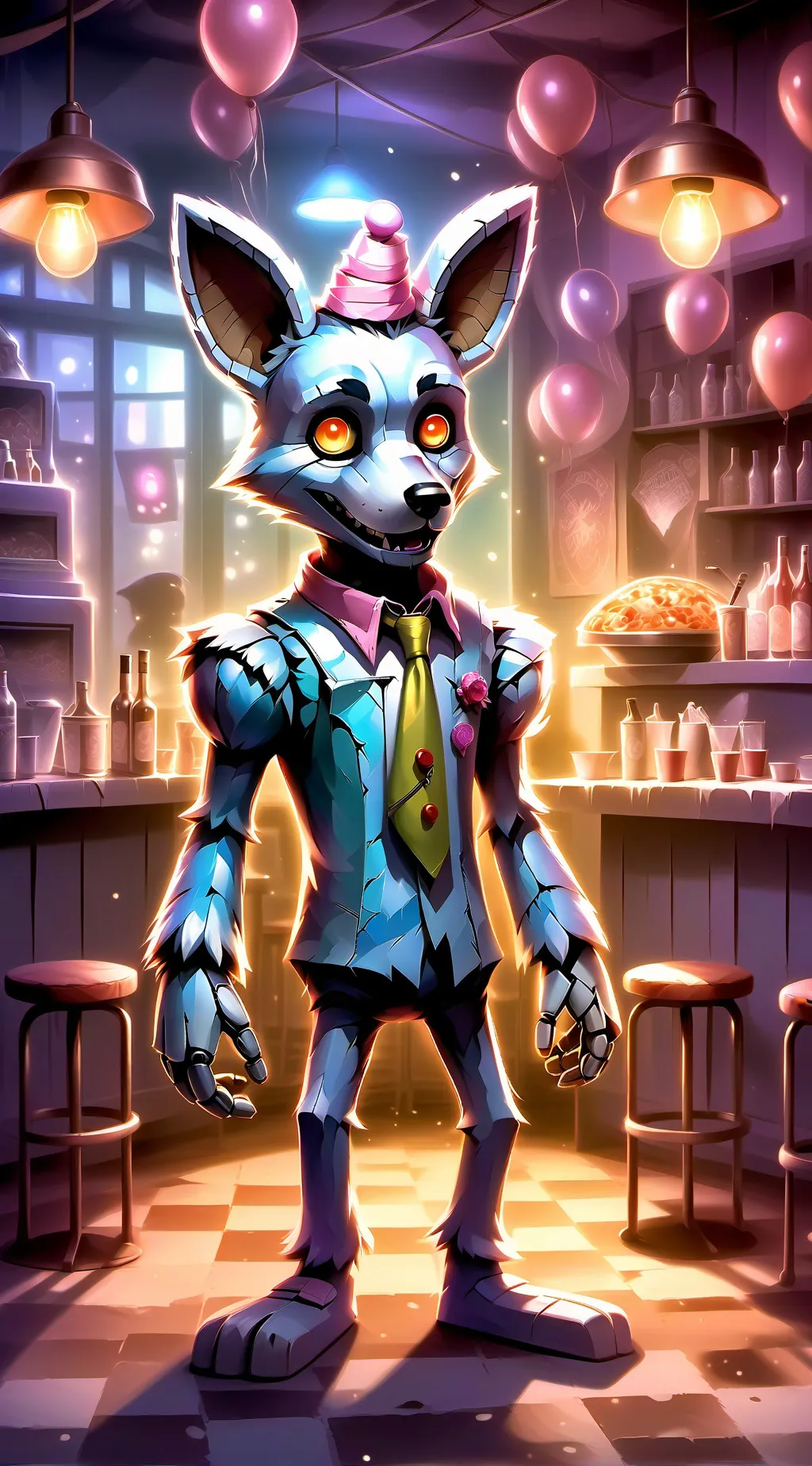 ai character: FNAF 2 OC maker background