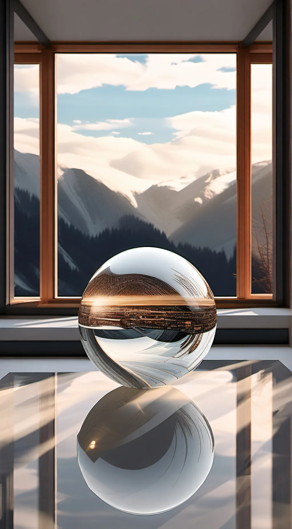 ai character: orb background