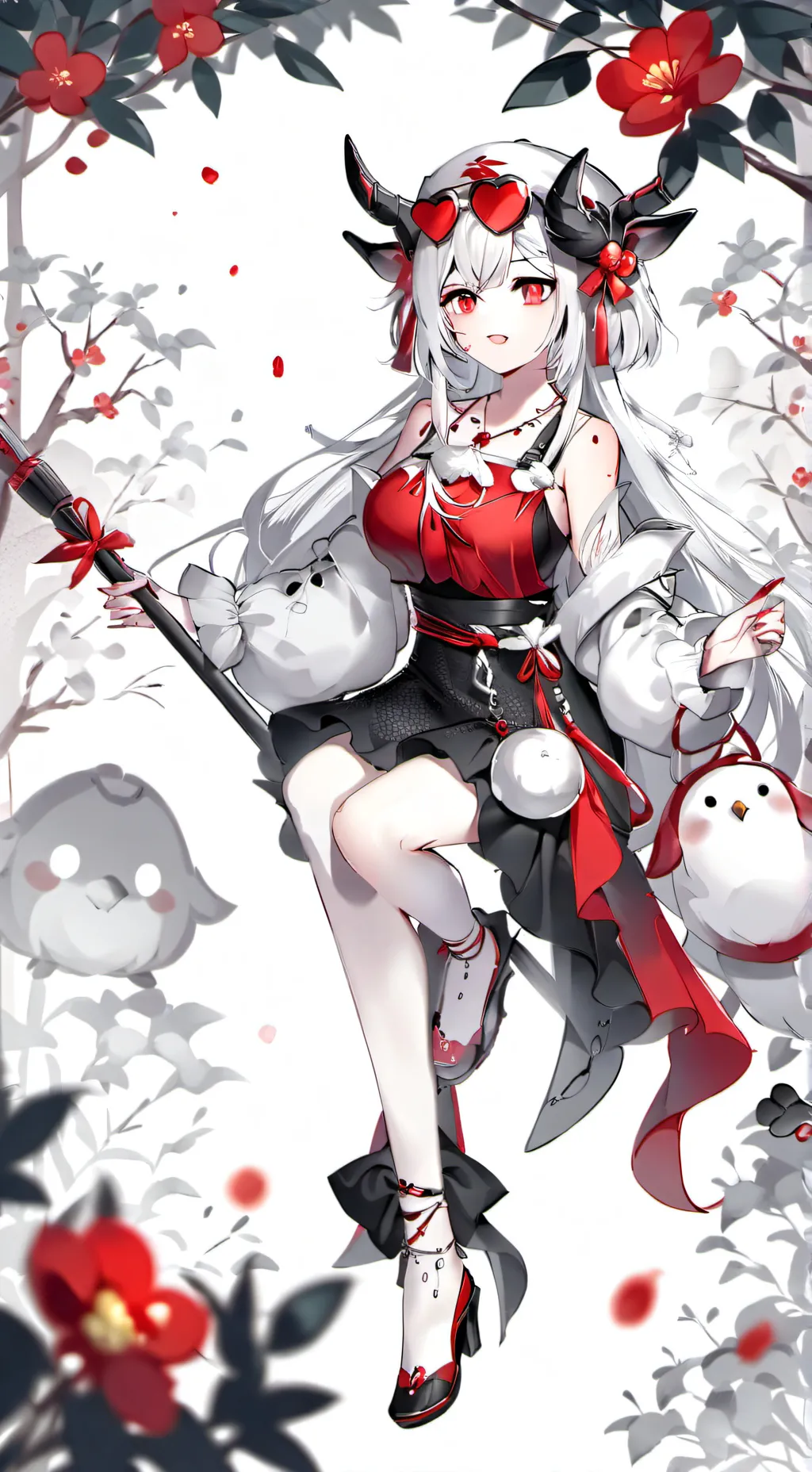 ai character: cena en familia background