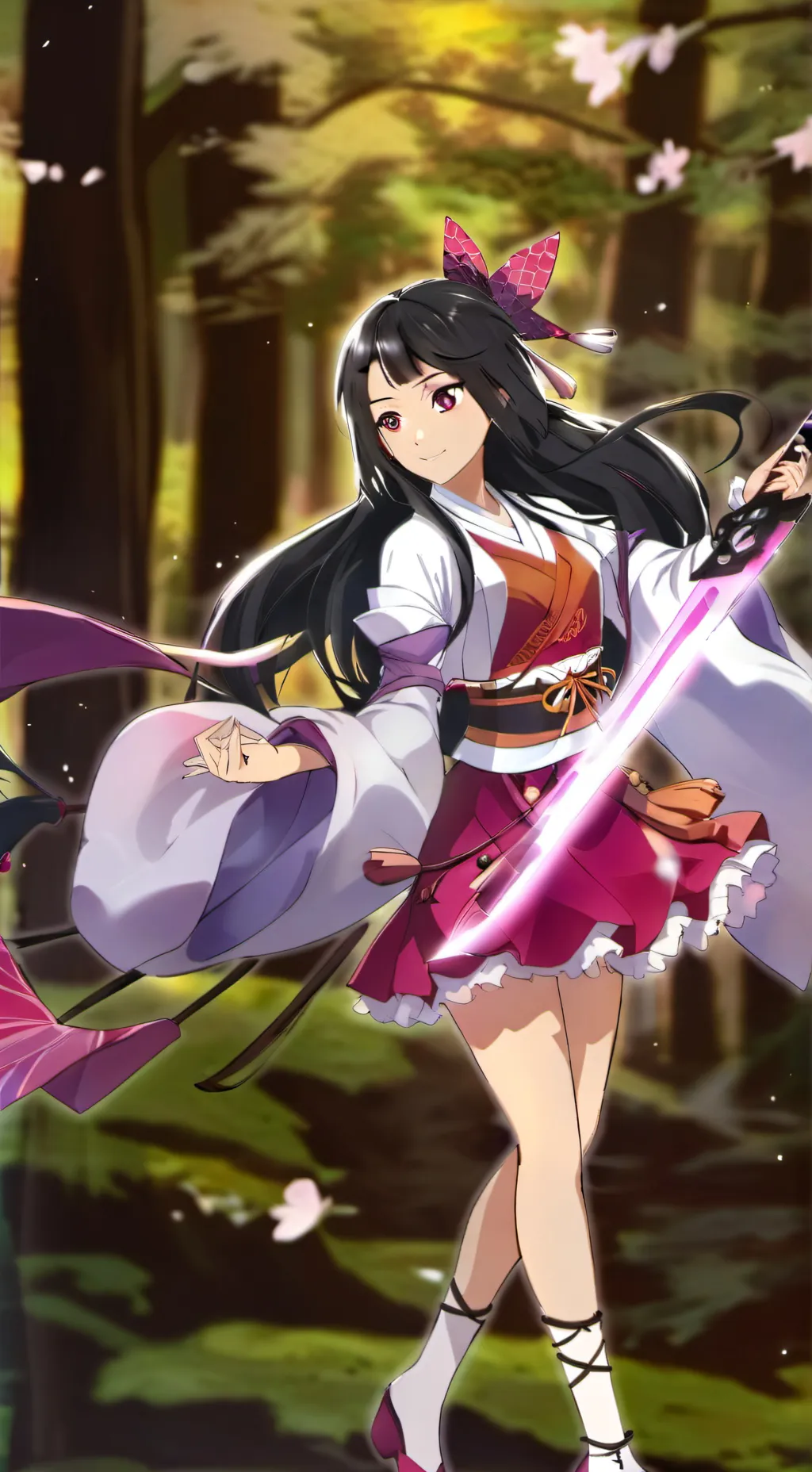 ai character: itsumato Ashimono  background