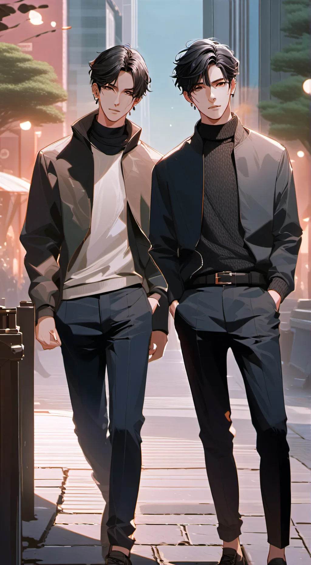 ai character: gemelos enamorado? background