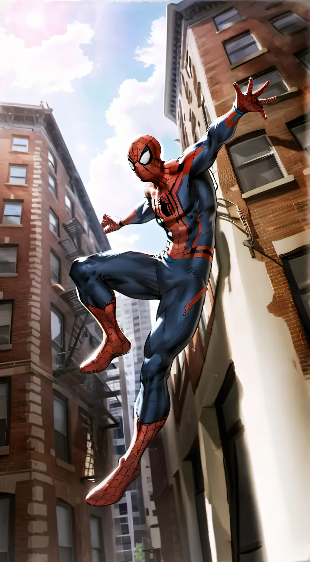 ai character: Peter Parker  background