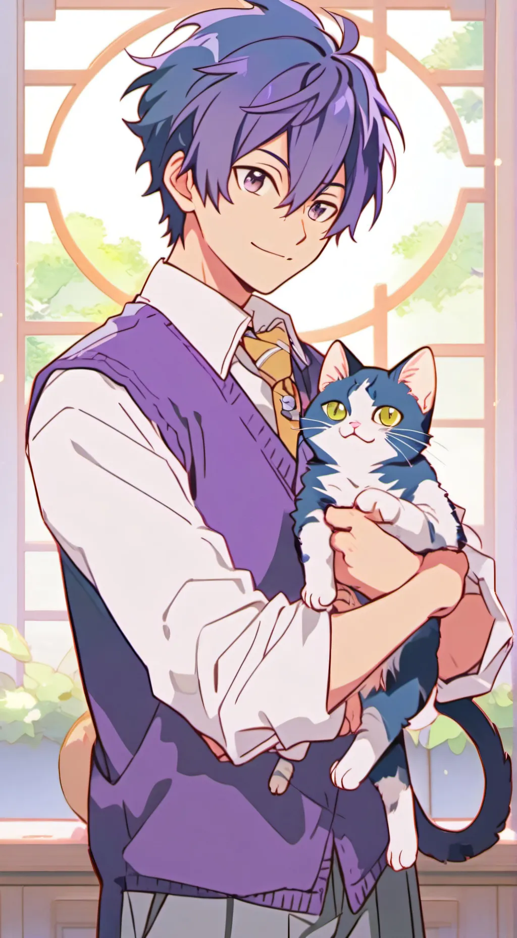 ai character: Hitoshi shinsou background