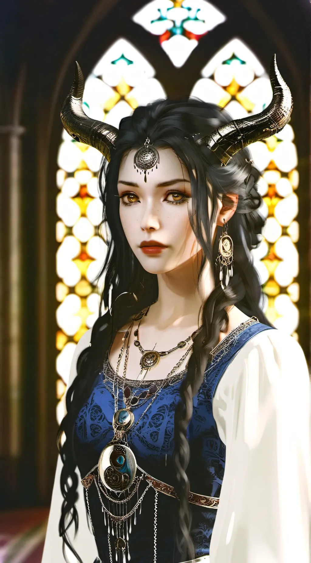 ai character: demoniaco background