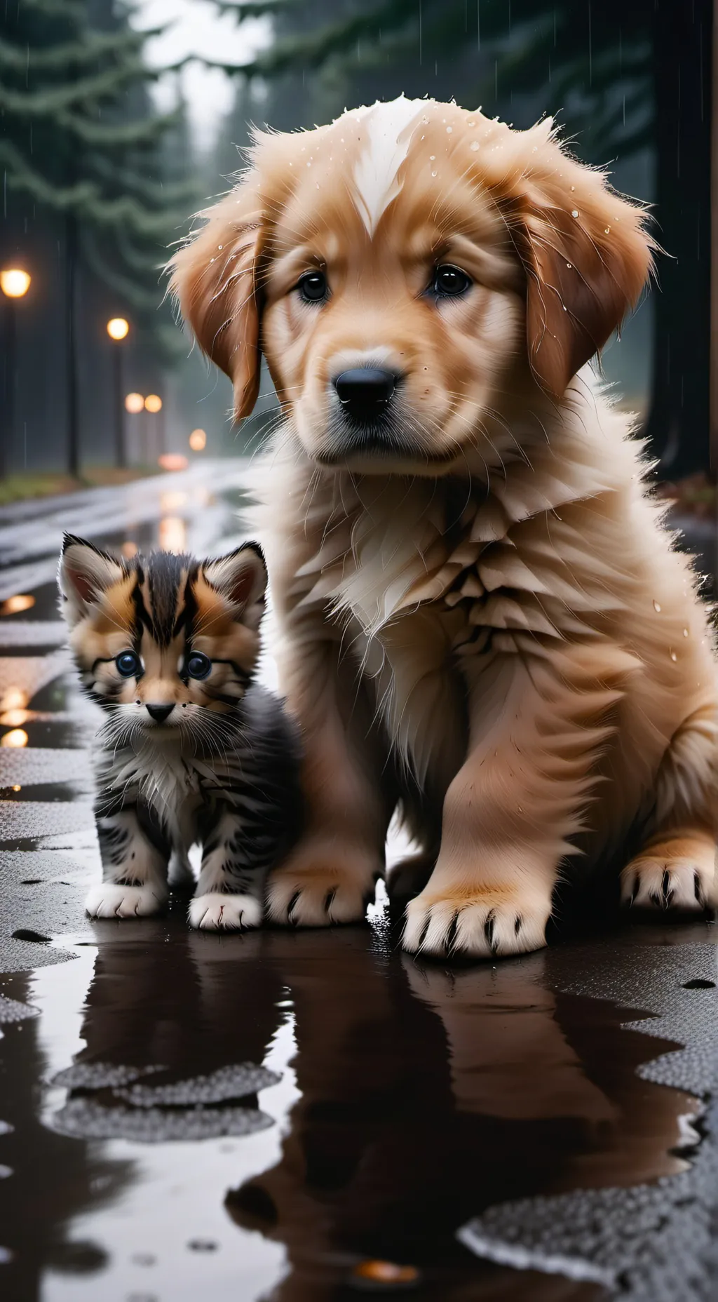 ai character: lunar and sunny background