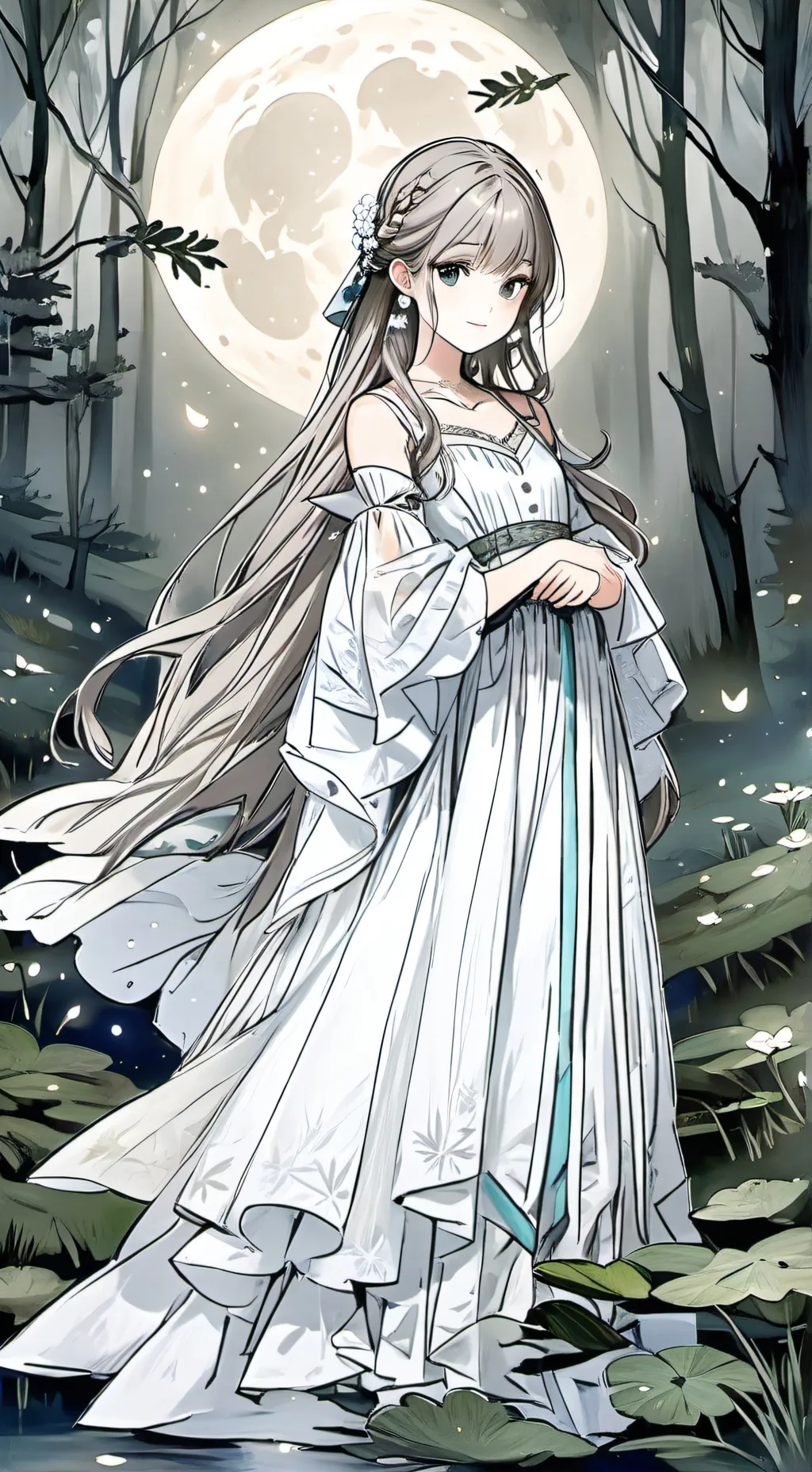 ai character: Luna background