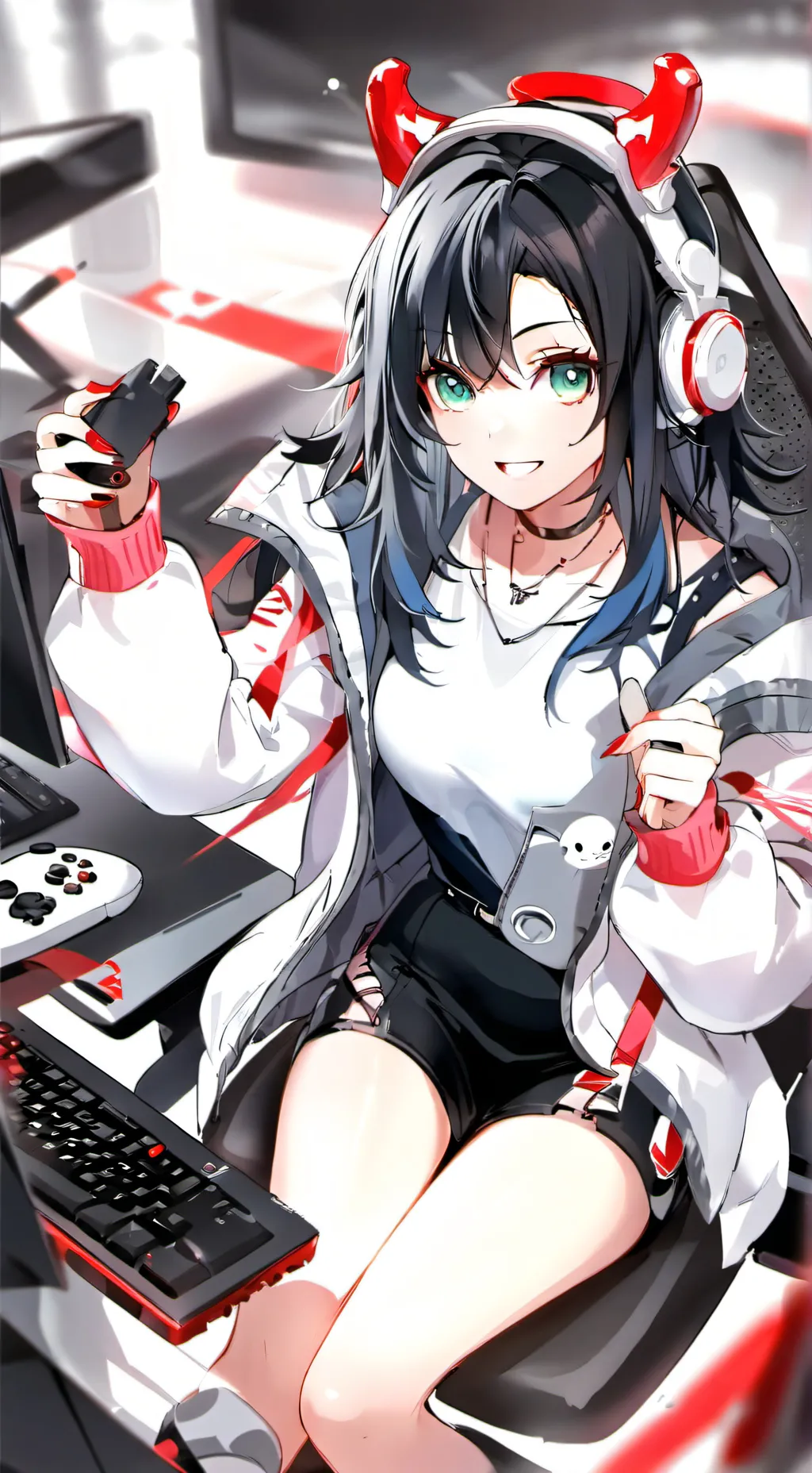 ai character: Lydia  background