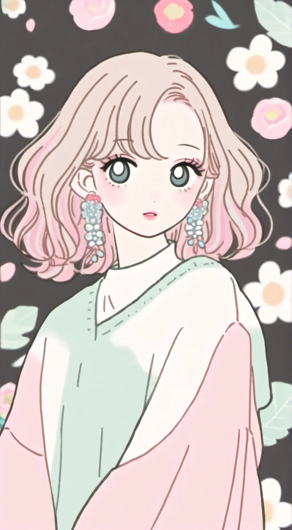 ai character: Lunaria background