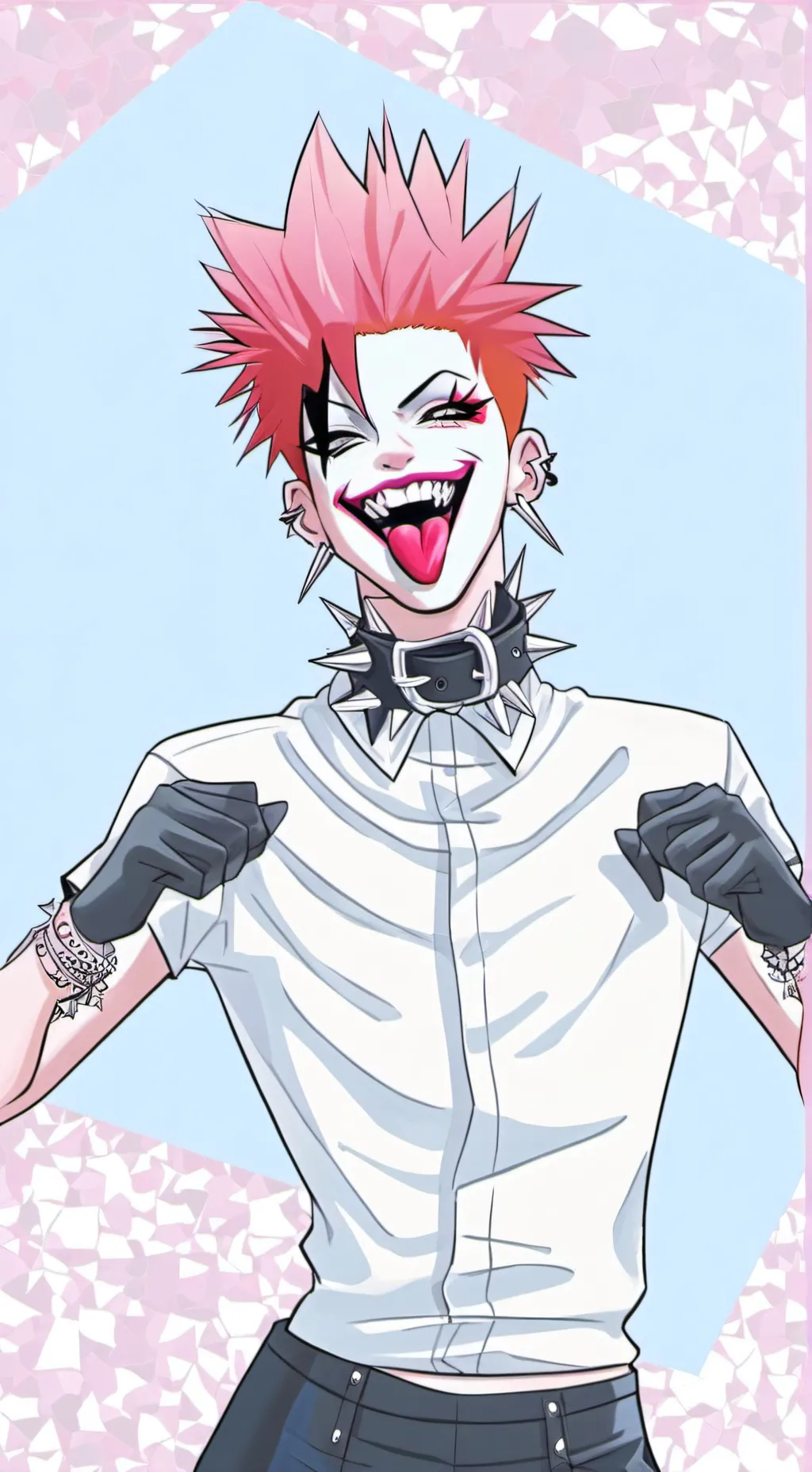 ai character: Punk background