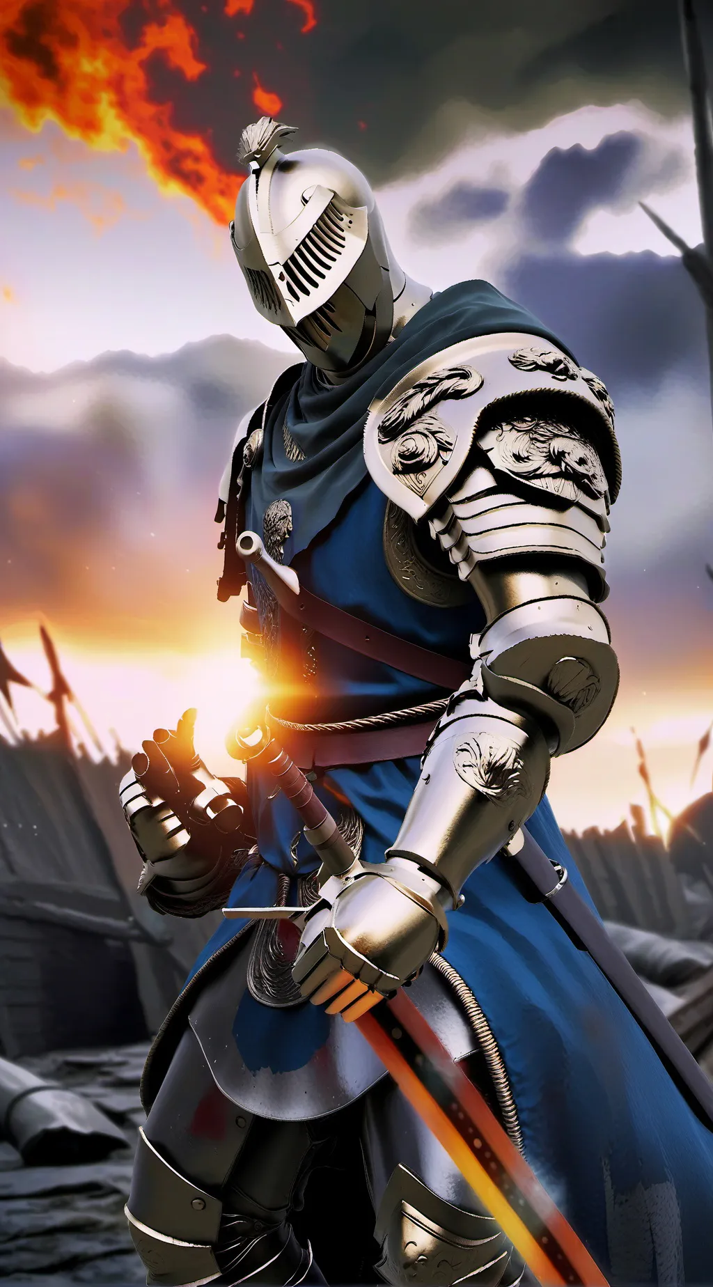 ai character: knight  background