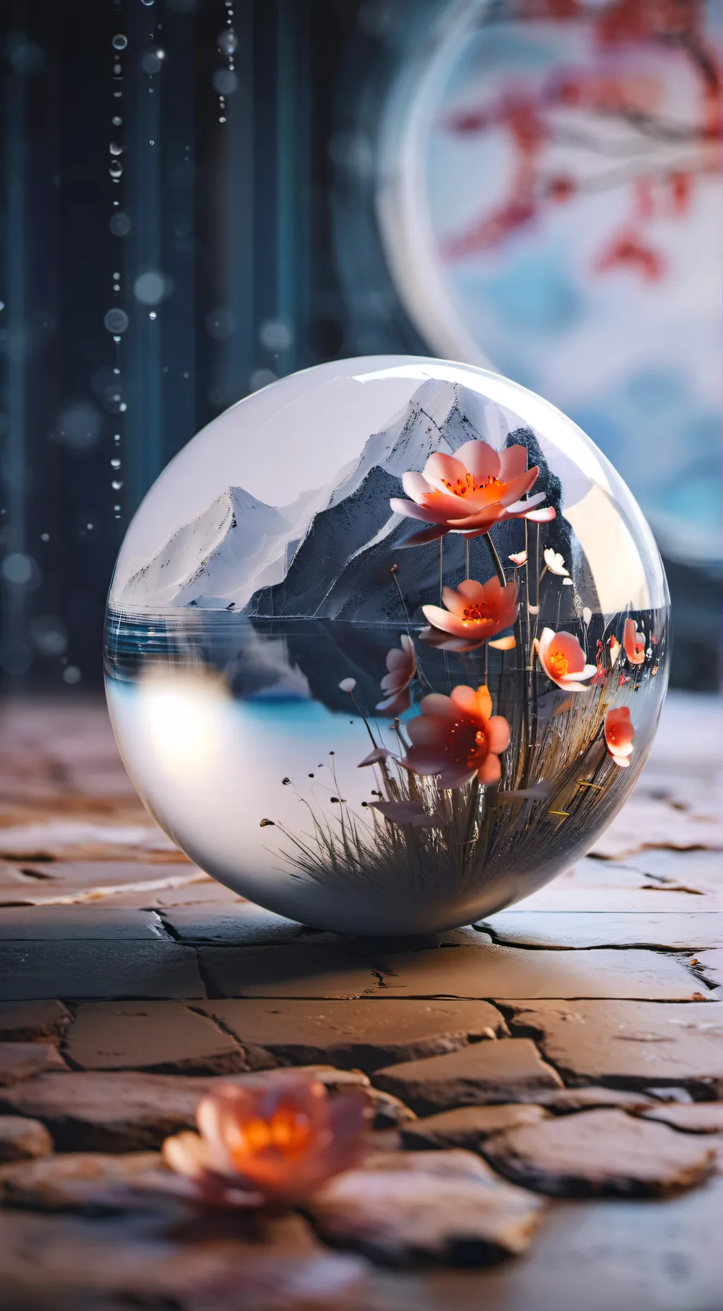 ai character: orb background