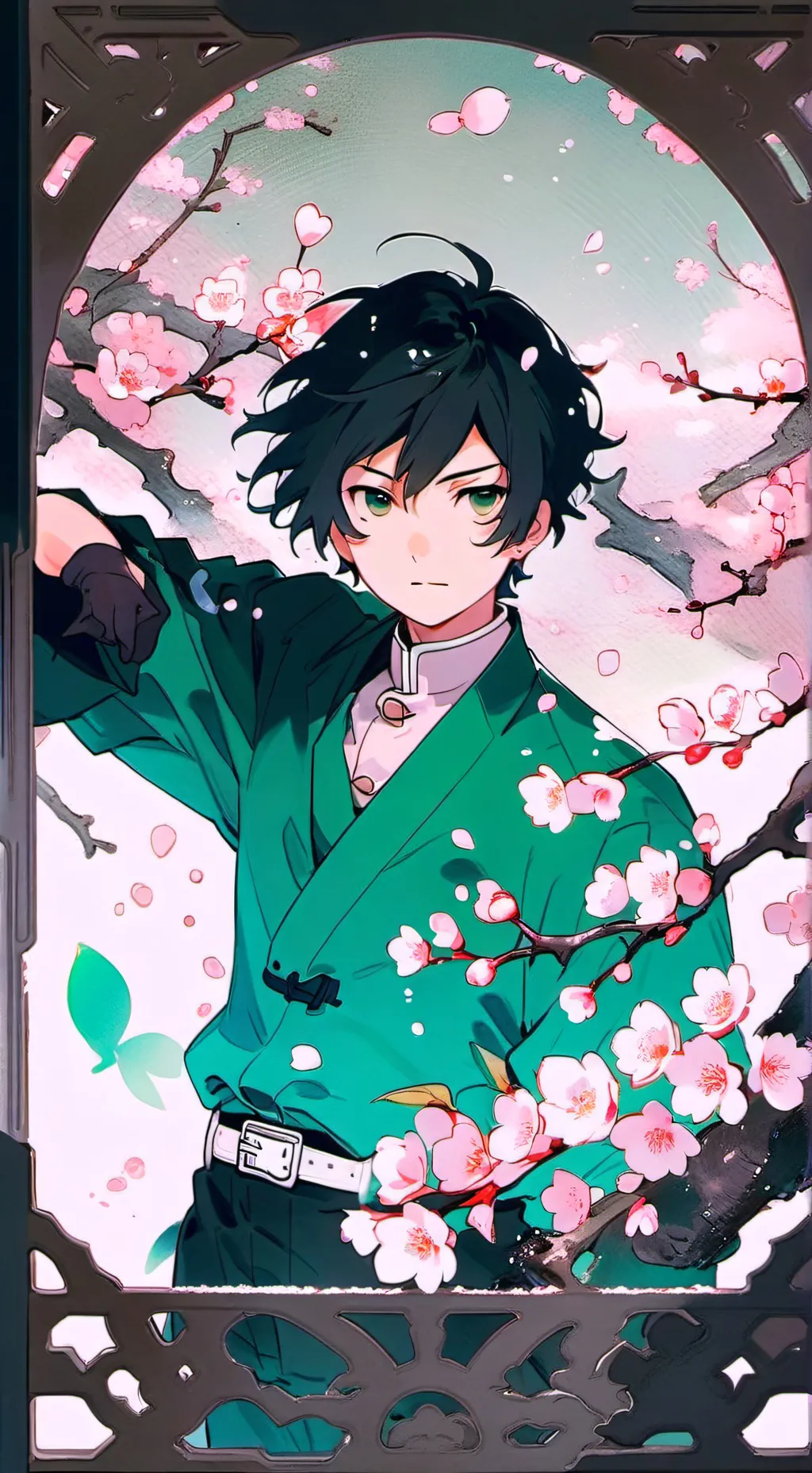 ai character: GIYU'S LIL SISTAAA background