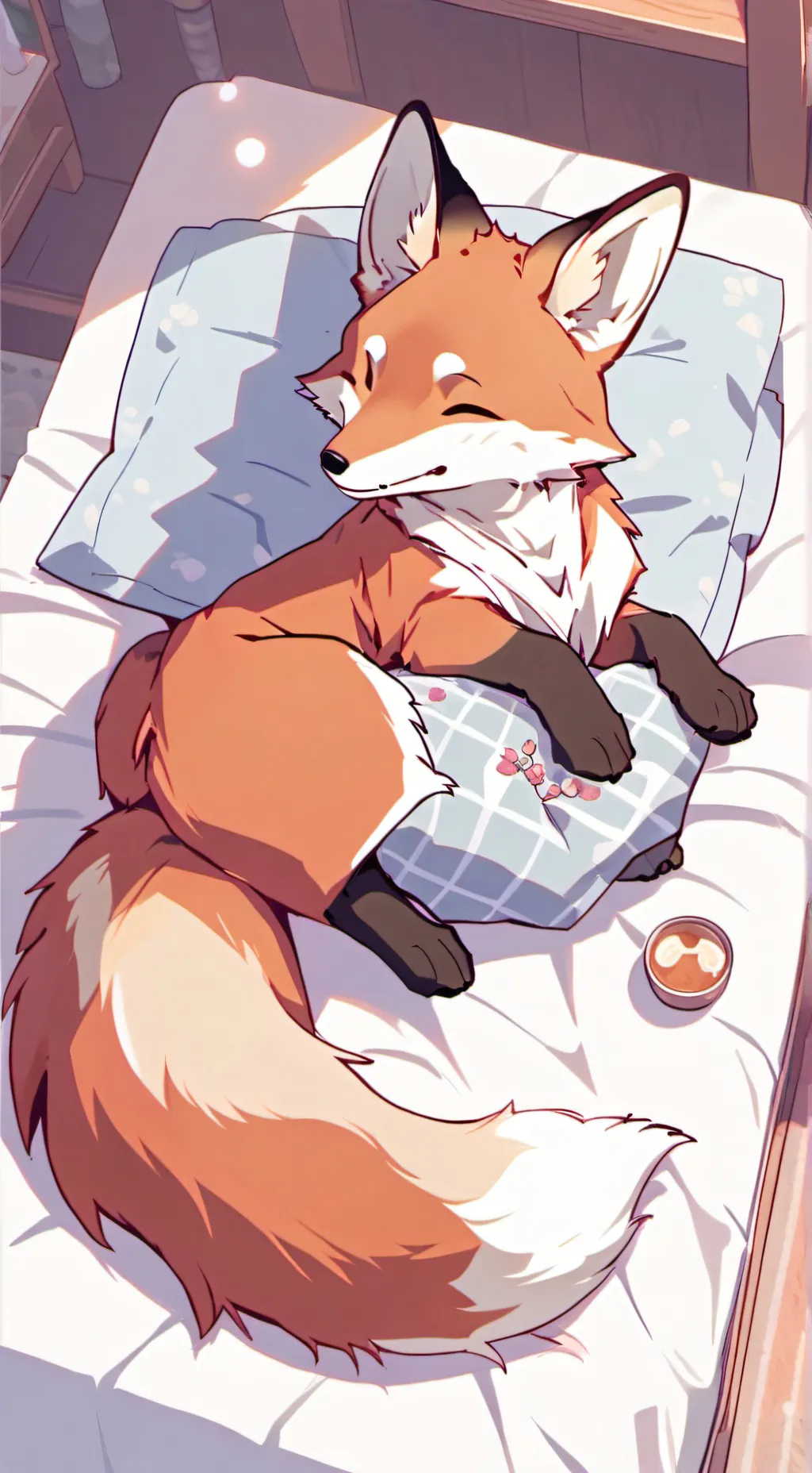 ai character: helpless fox  background