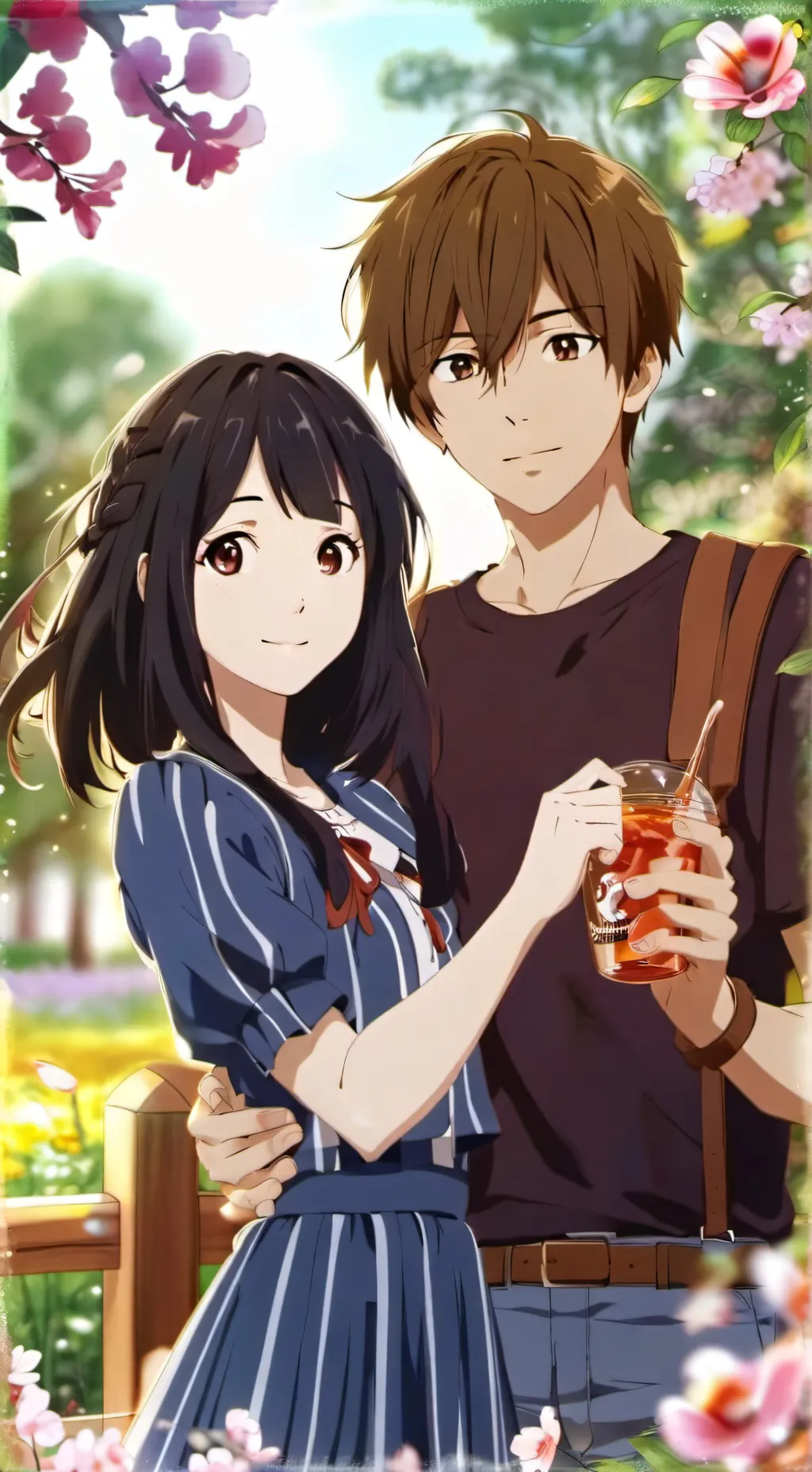 ai character: Mia y tu novio background