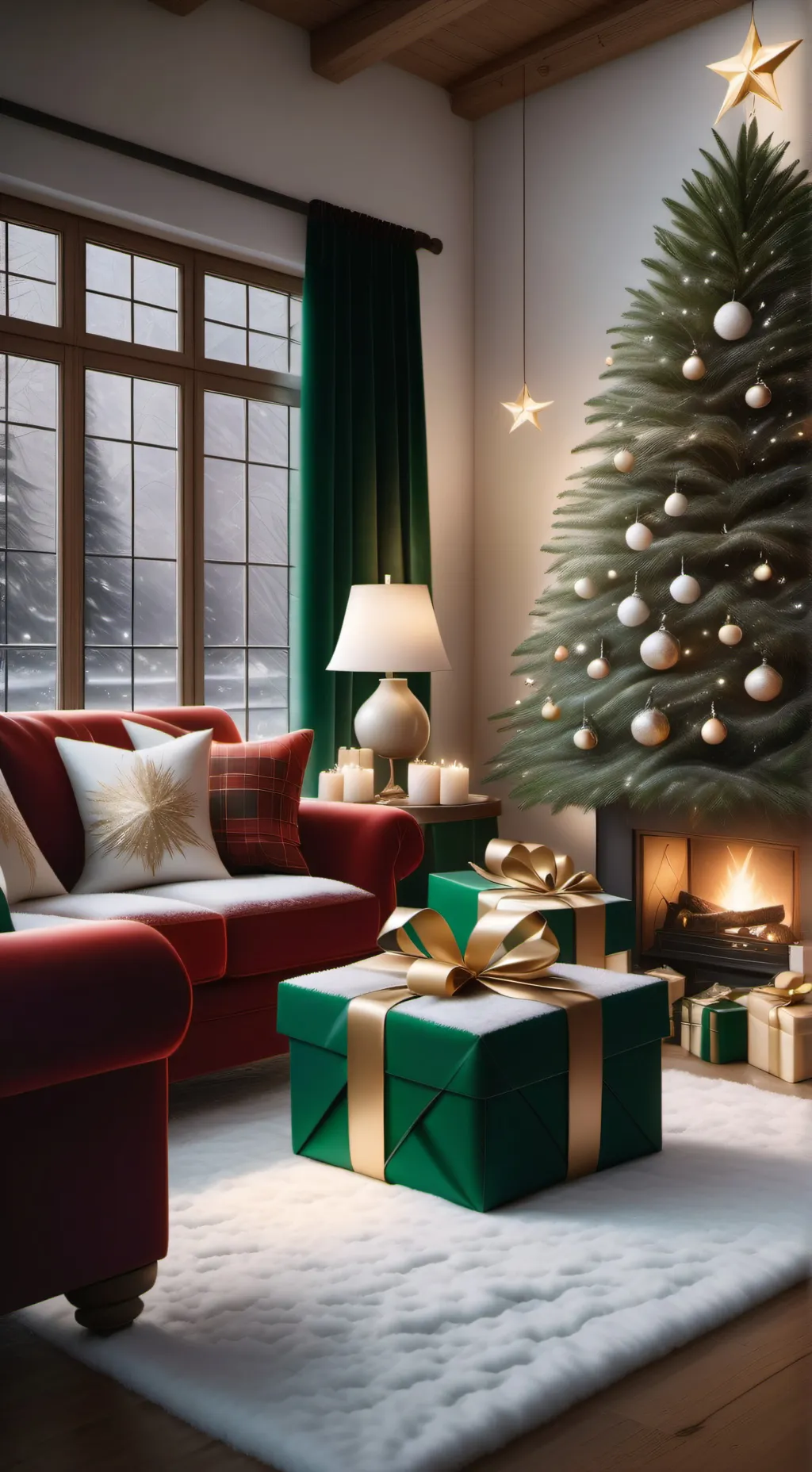 ai character: Christmas Forsaken background