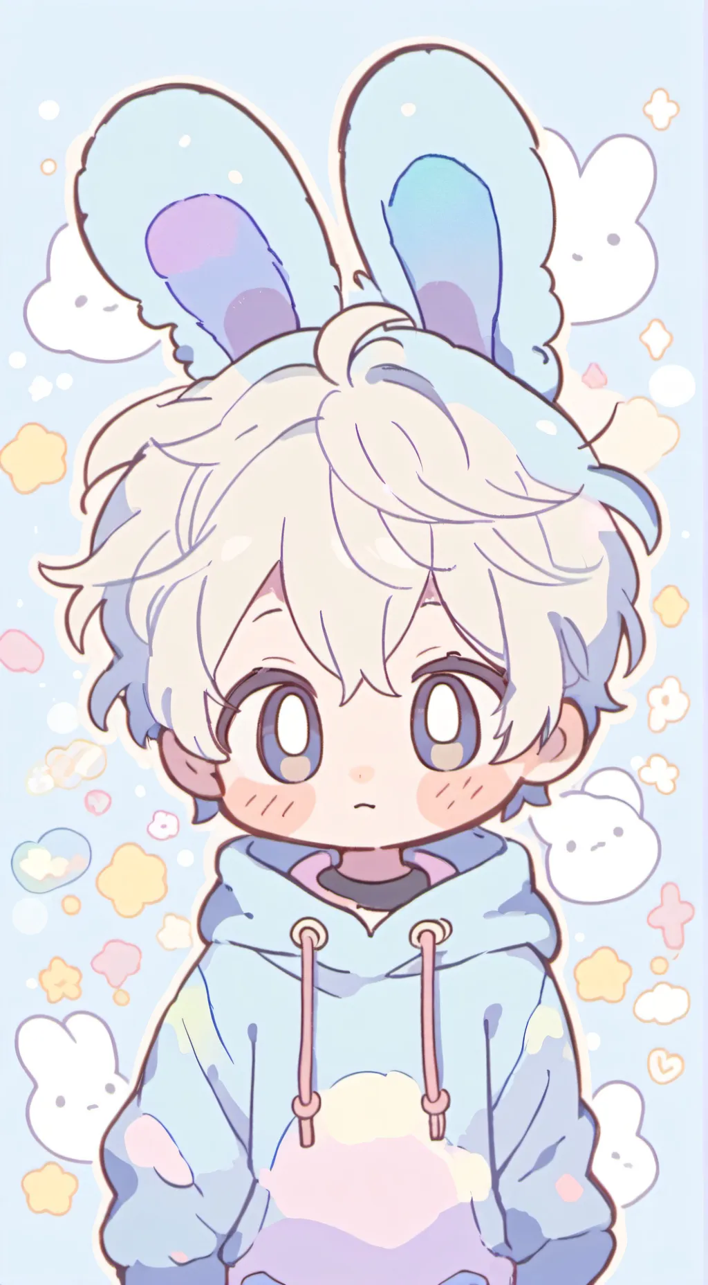 ai character: Noah🎀🌈 background