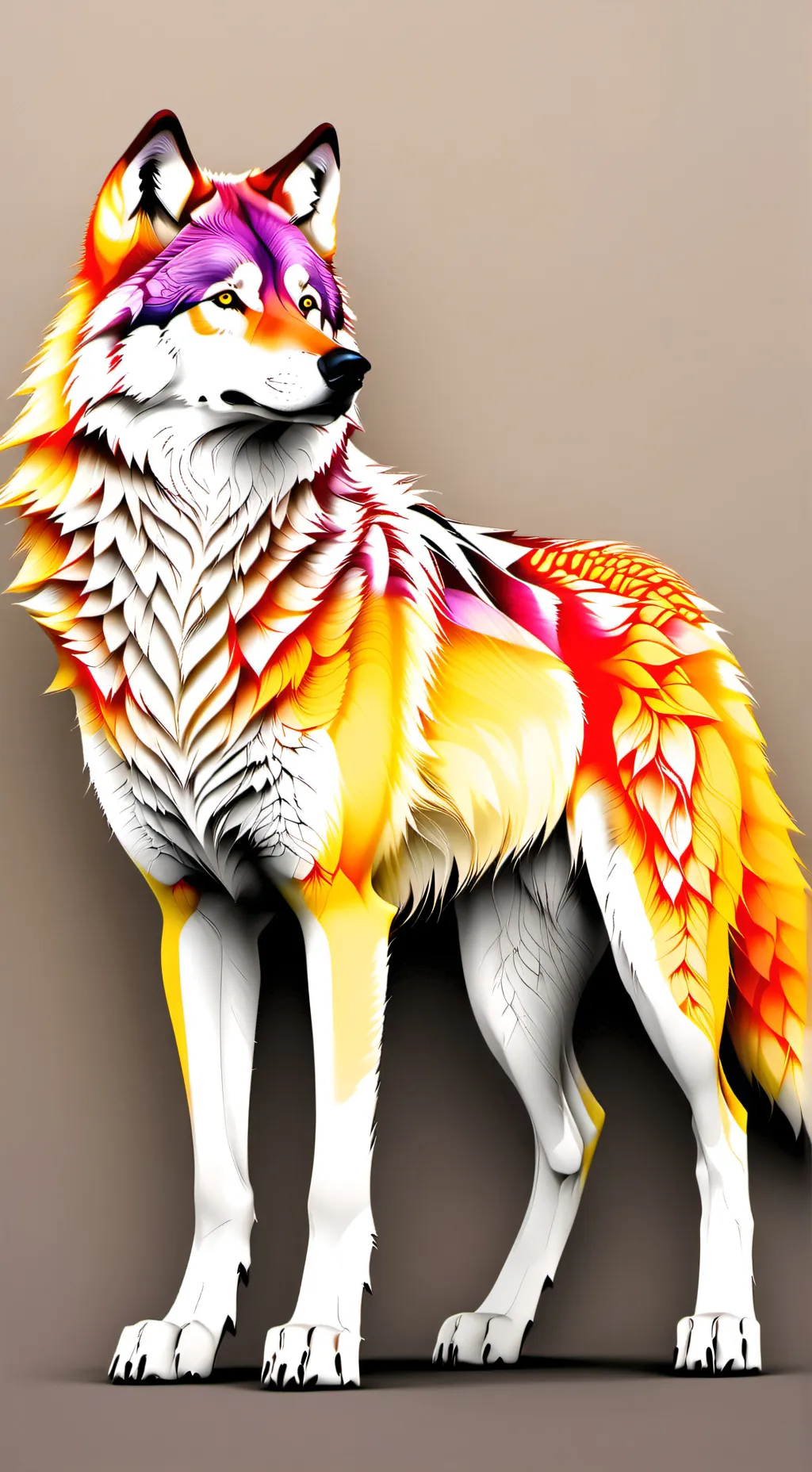 ai character: Star wolf  background