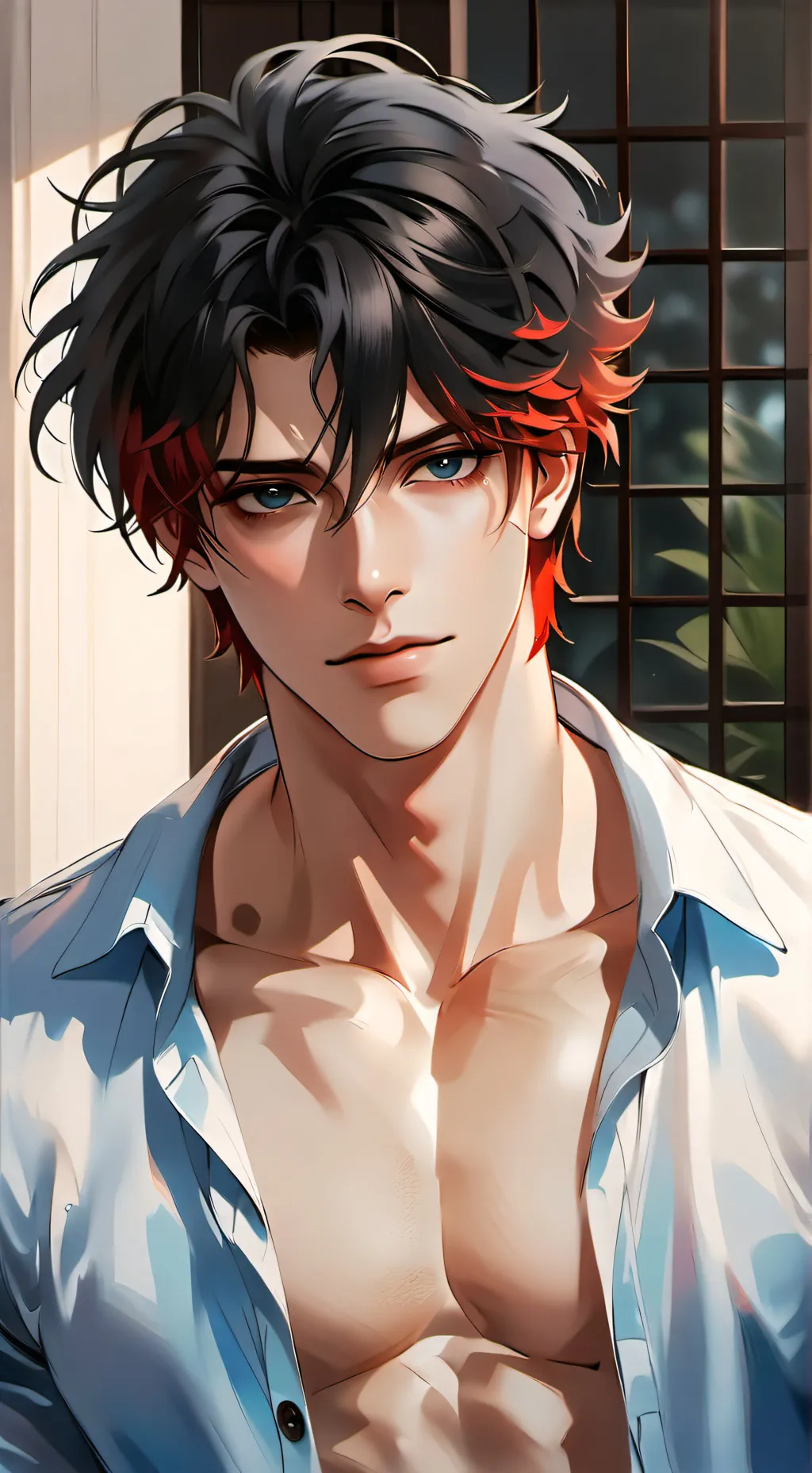 ai character: Louis  background