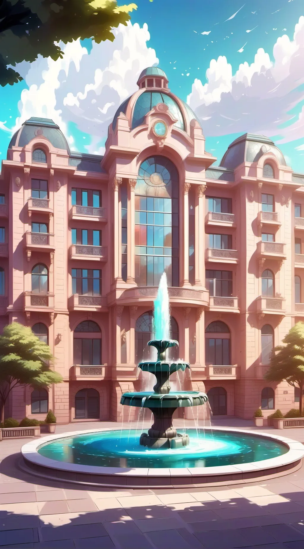 ai character: Summer High School background