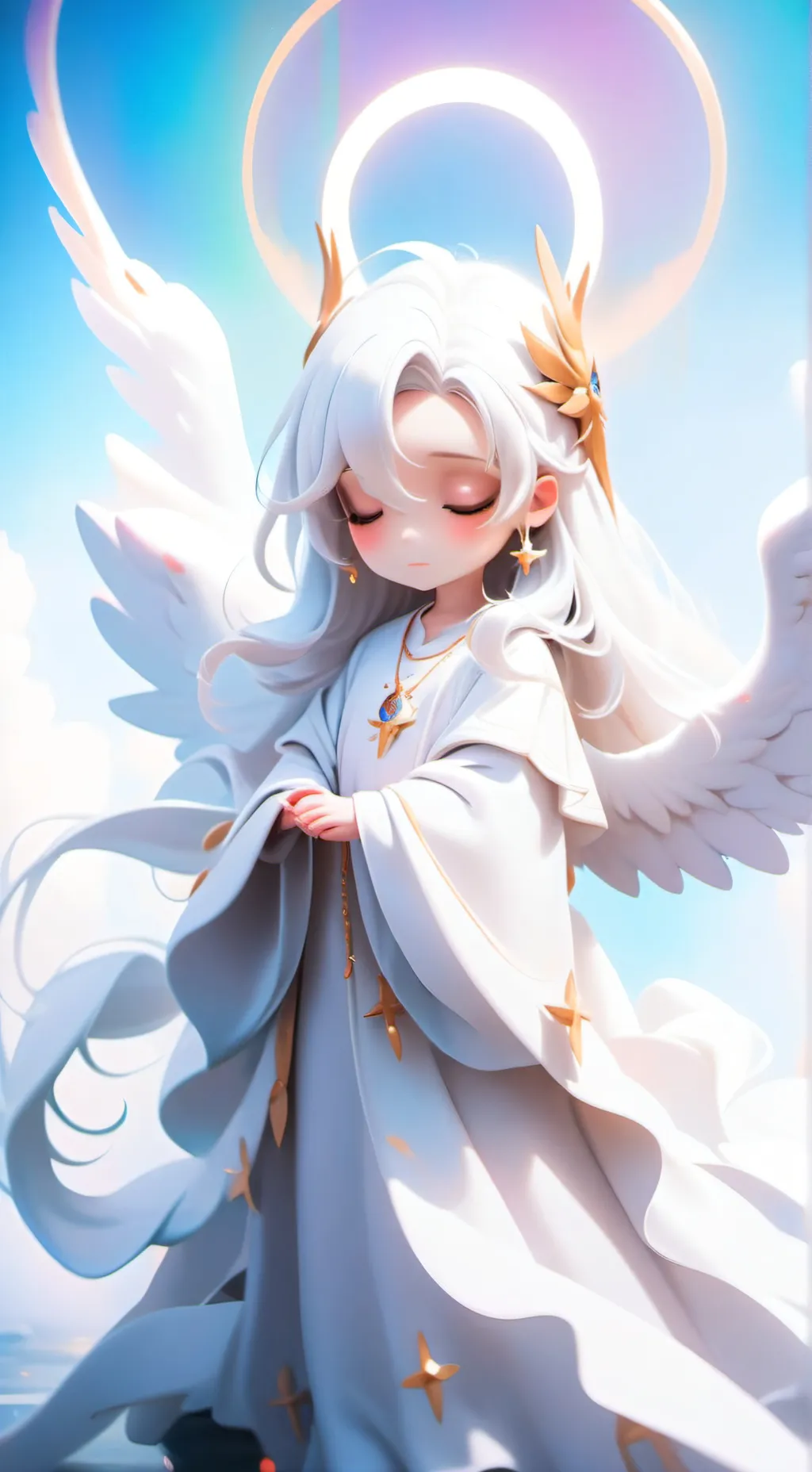 ai character: Forgotten angel background