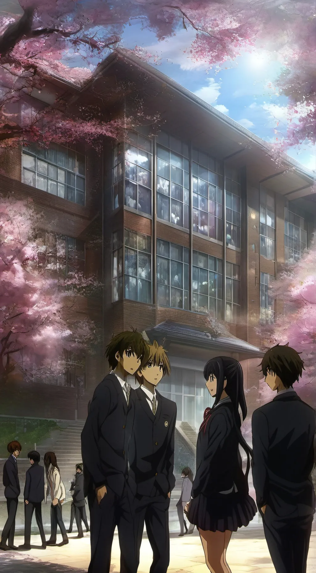 ai character: magic School  background