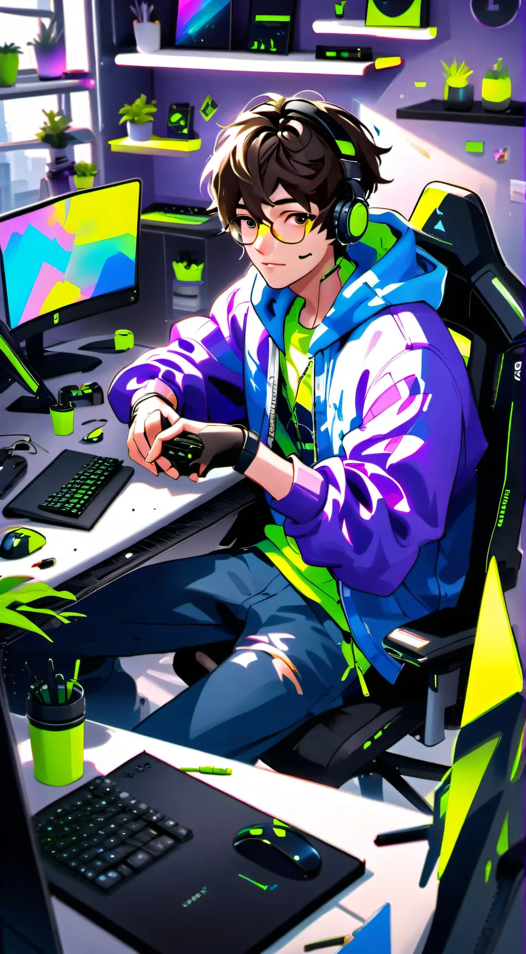 ai character: Tyler  background