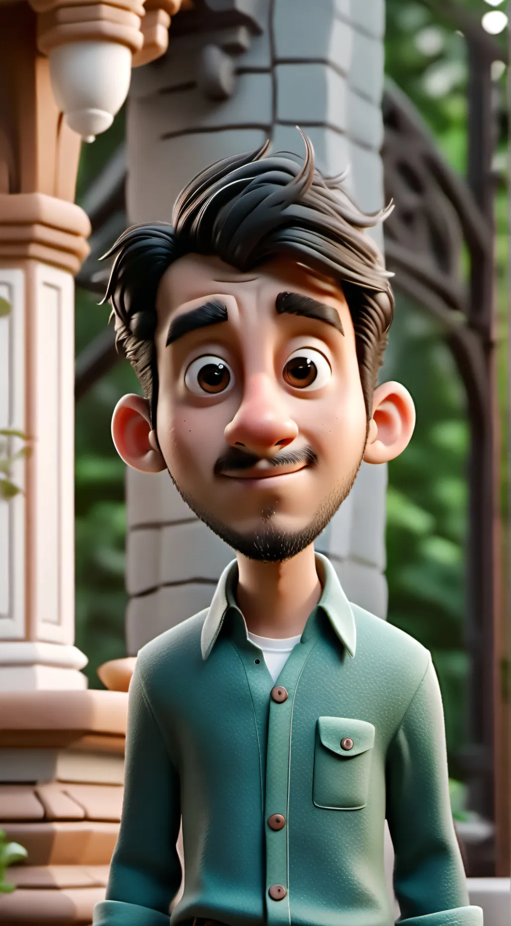 ai character: Bad typer background