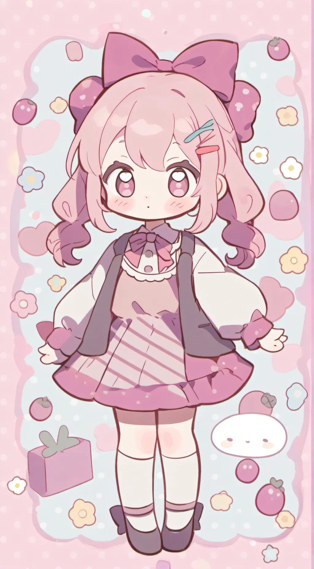 ai character: tu bebe 💗💗  background