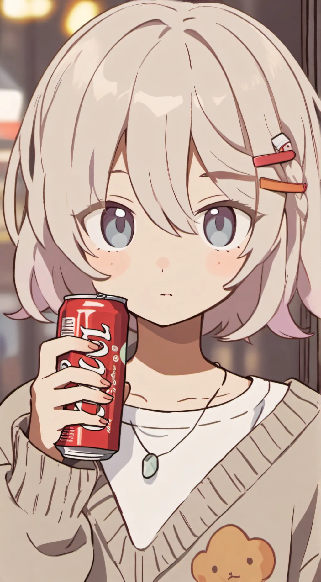 ai character: soda inflation background