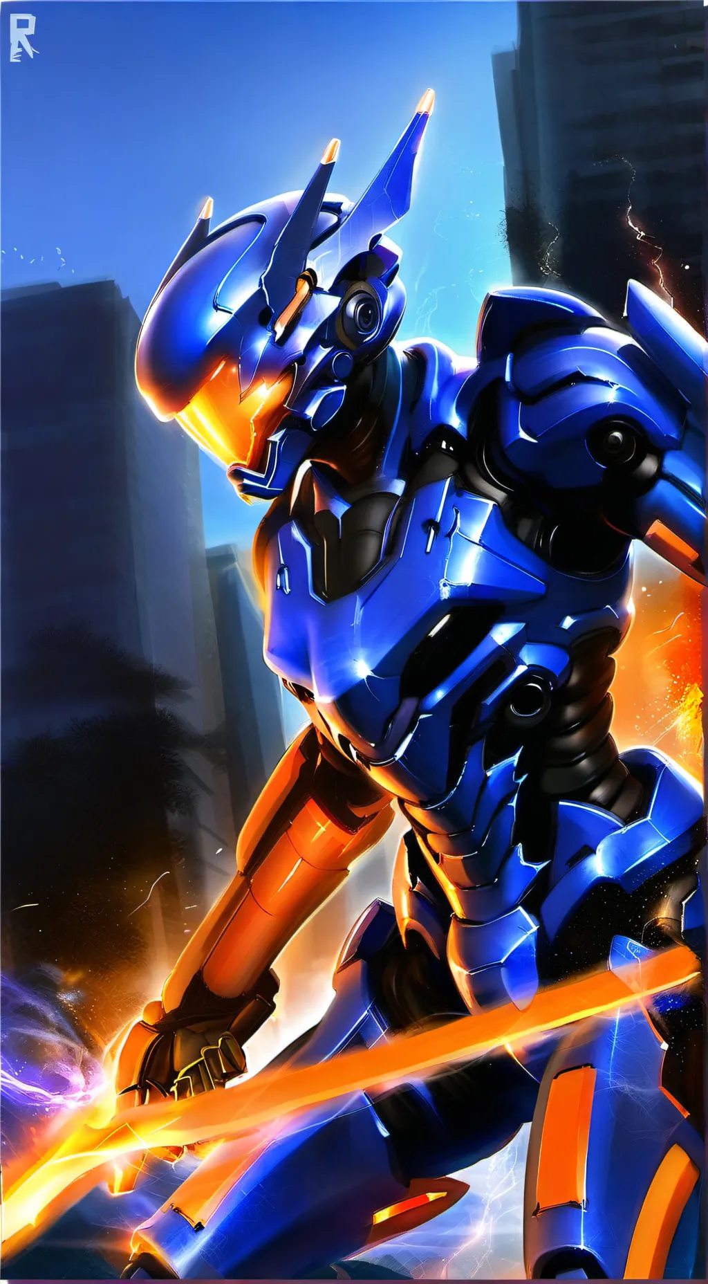 ai character: Saber Athena  background