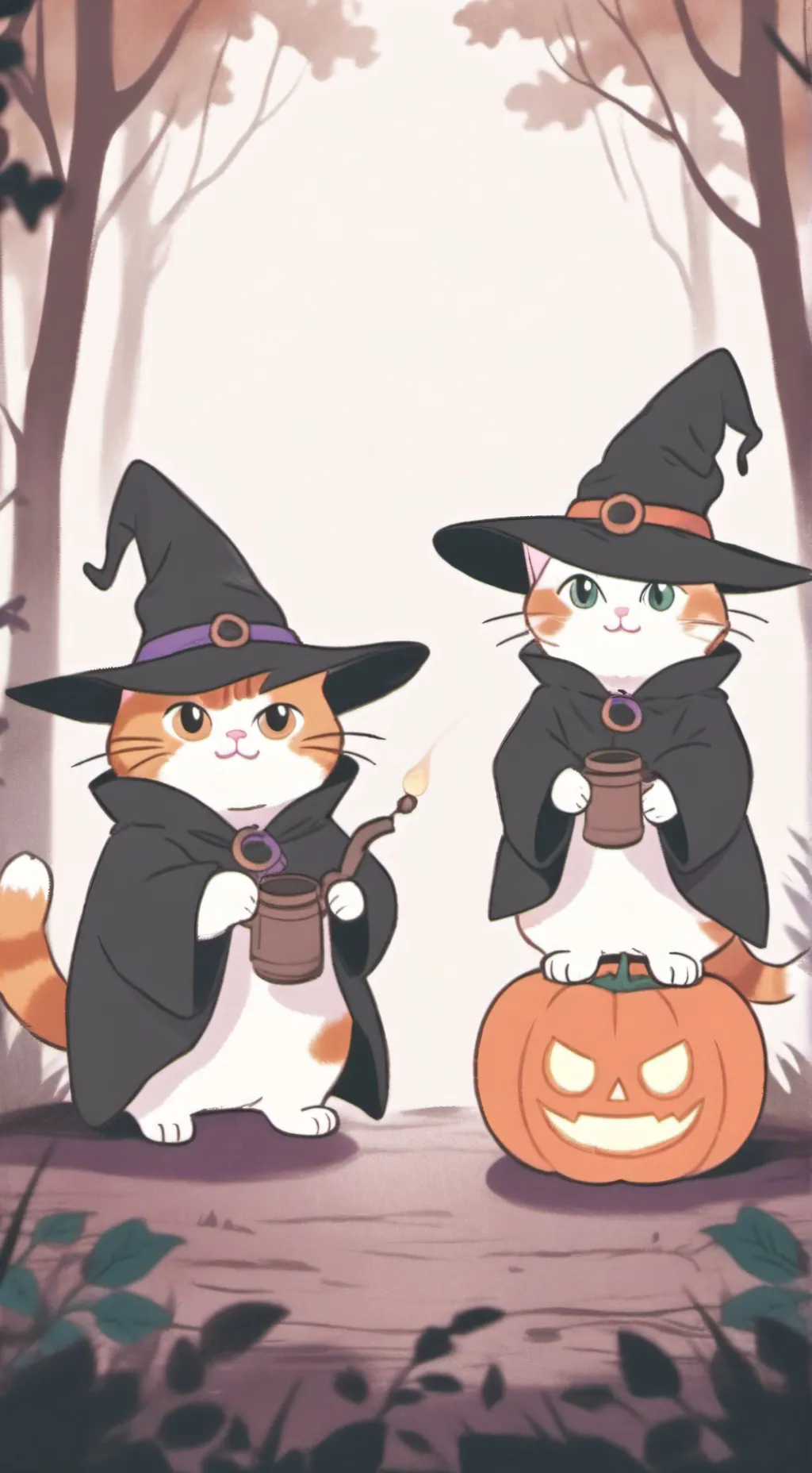 ai character: Felina and Jinx background