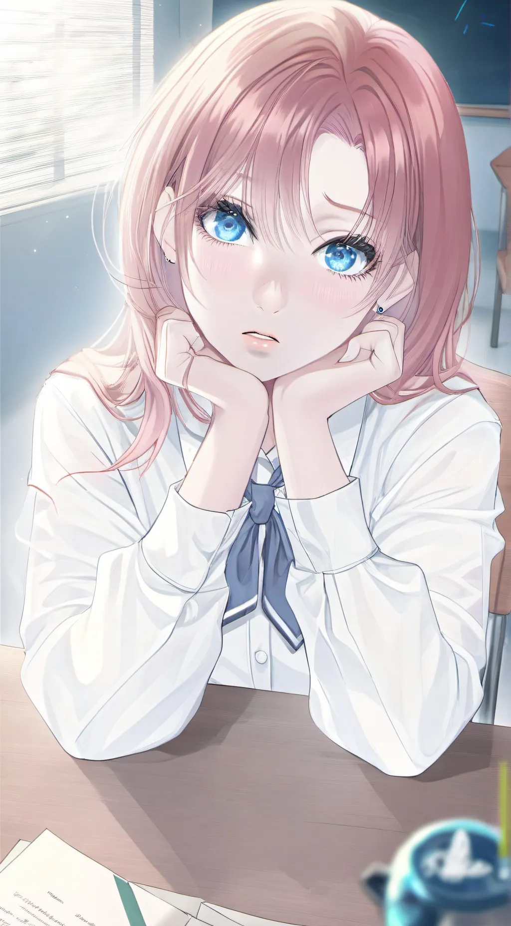 ai character: Katie→⚡ background