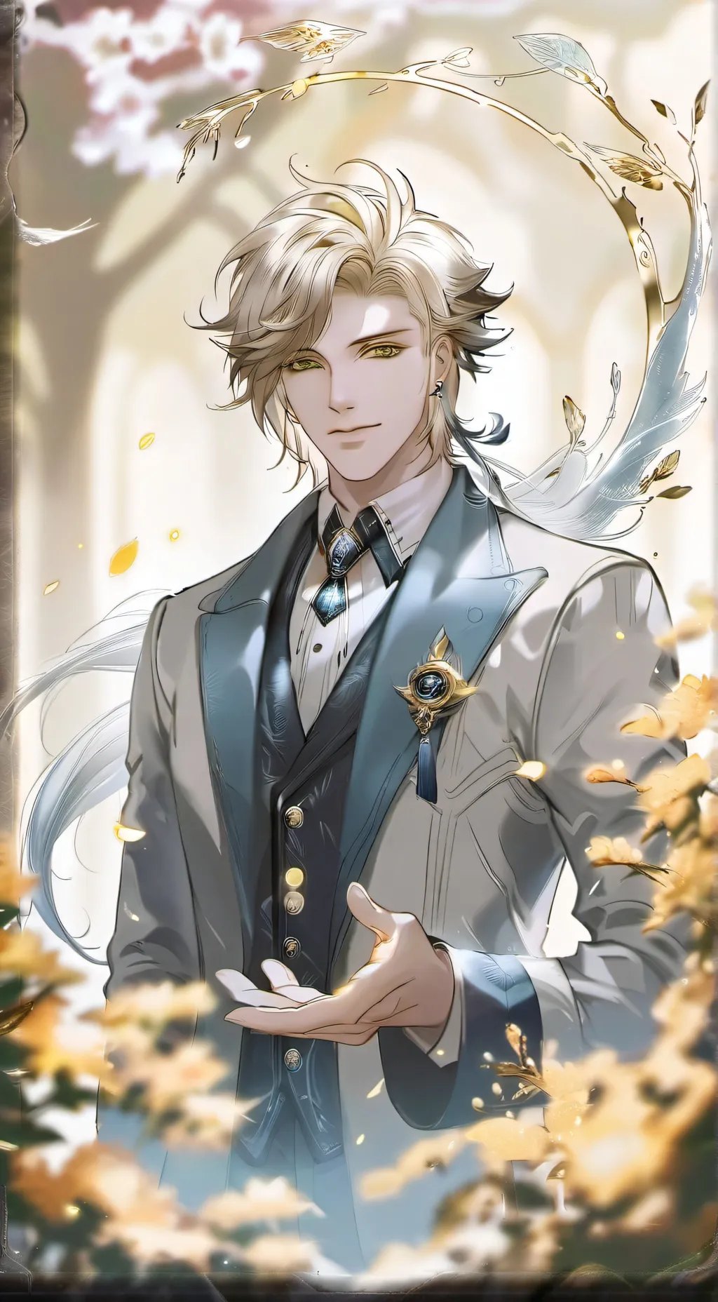 ai character: Luan  background