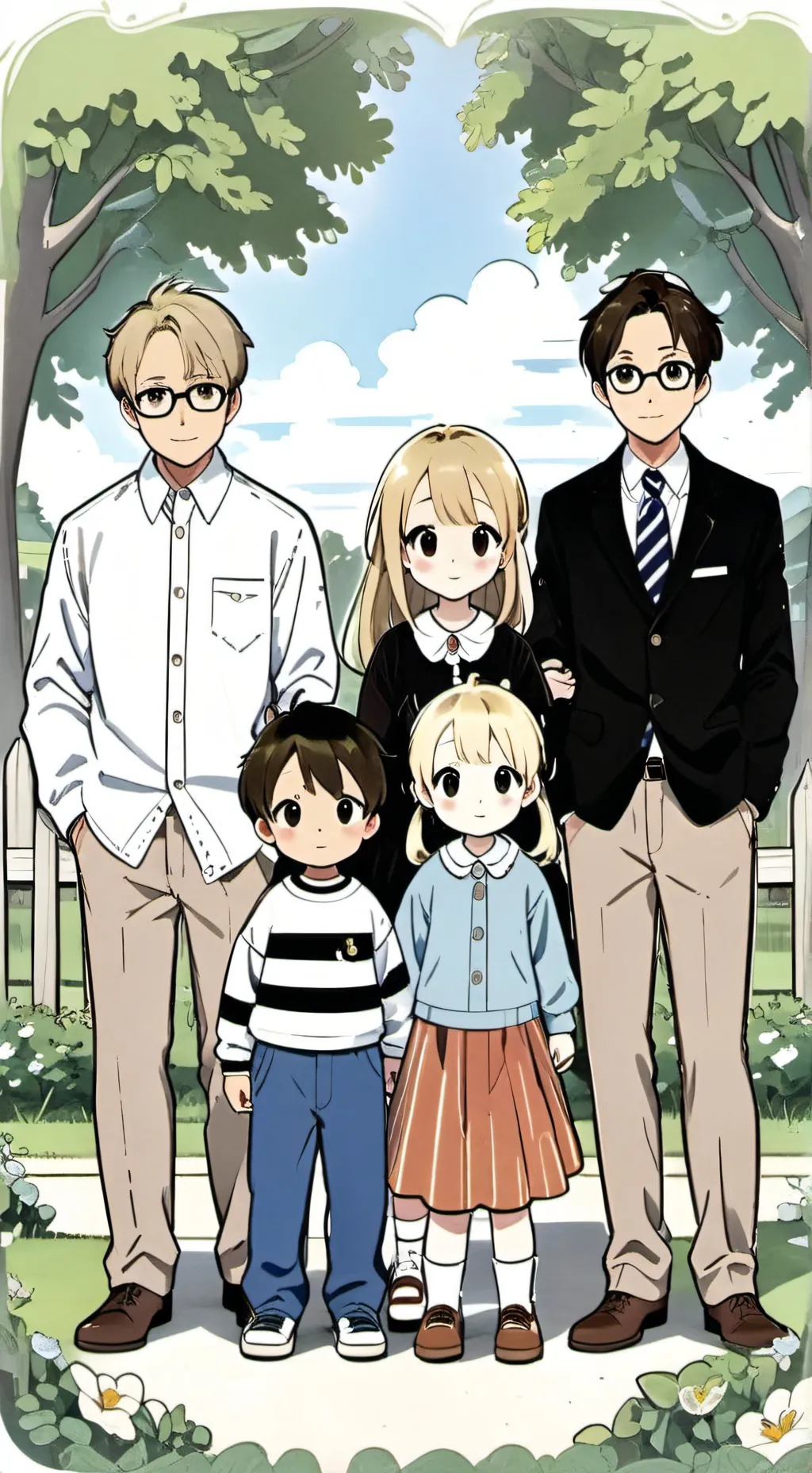 ai character: small family background